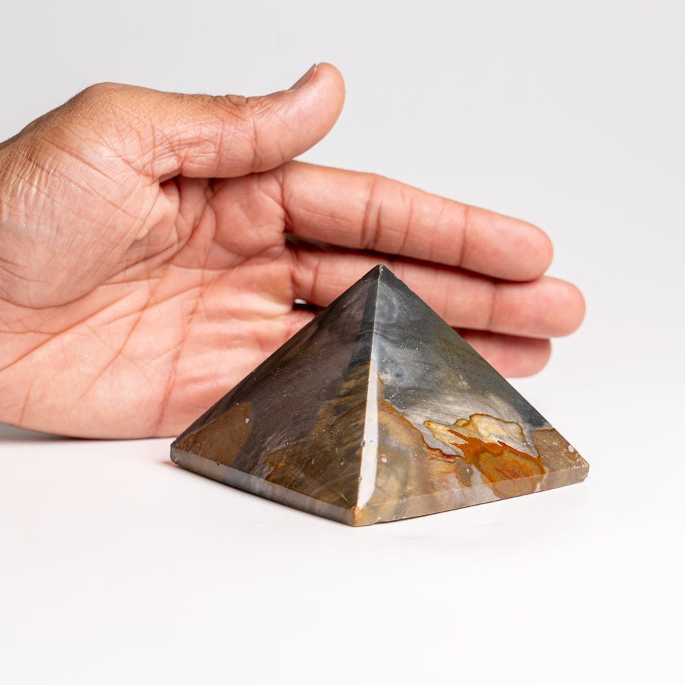 Polished Polychrome Pyramid from Madagascar (1 lbs)