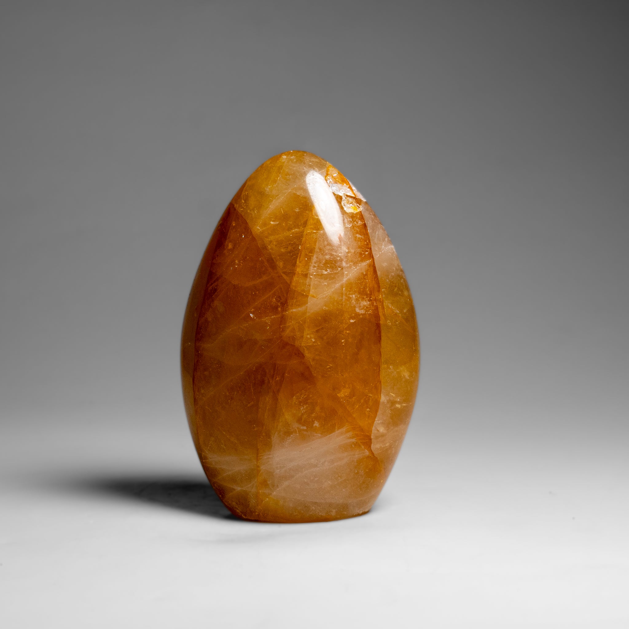 Genuine Polished Lemon Quartz Freeform from Madagascar (1.5 lbs)