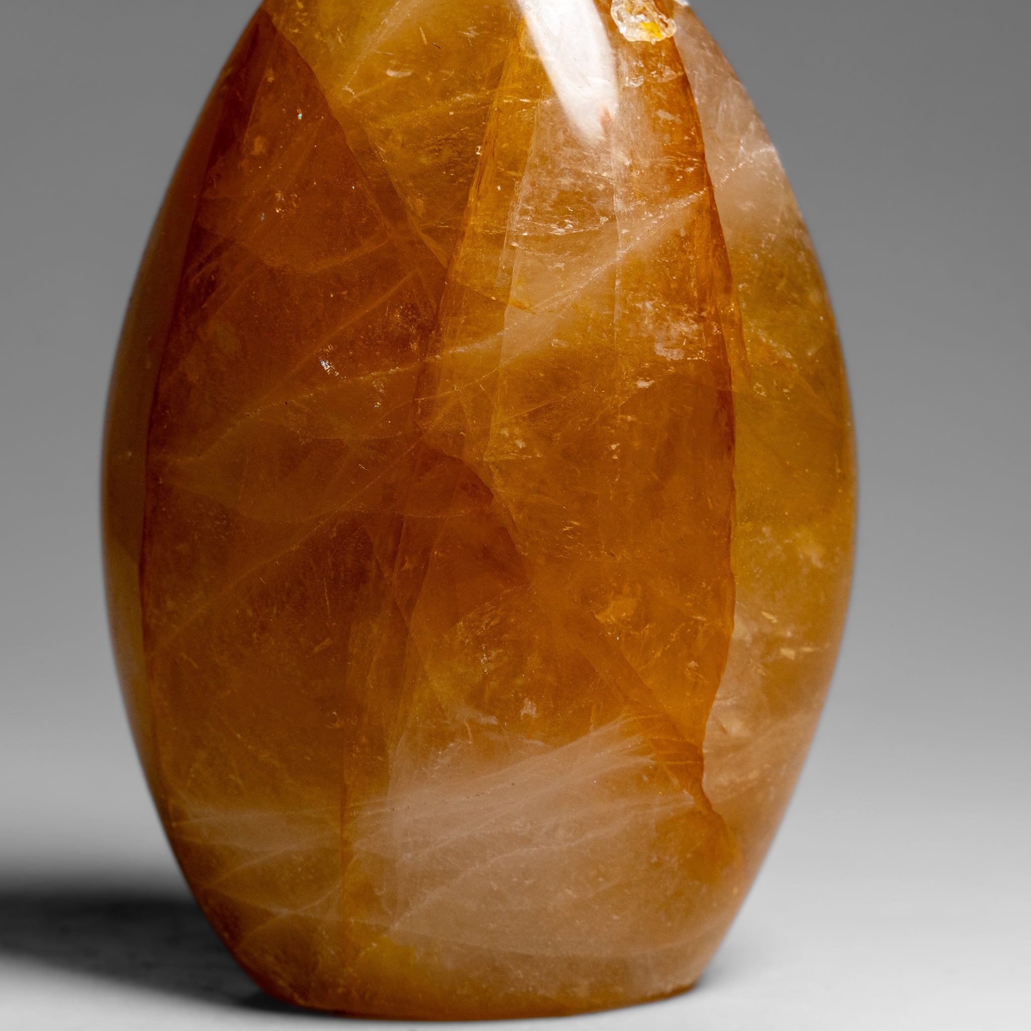 Genuine Polished Lemon Quartz Freeform from Madagascar (1.5 lbs)