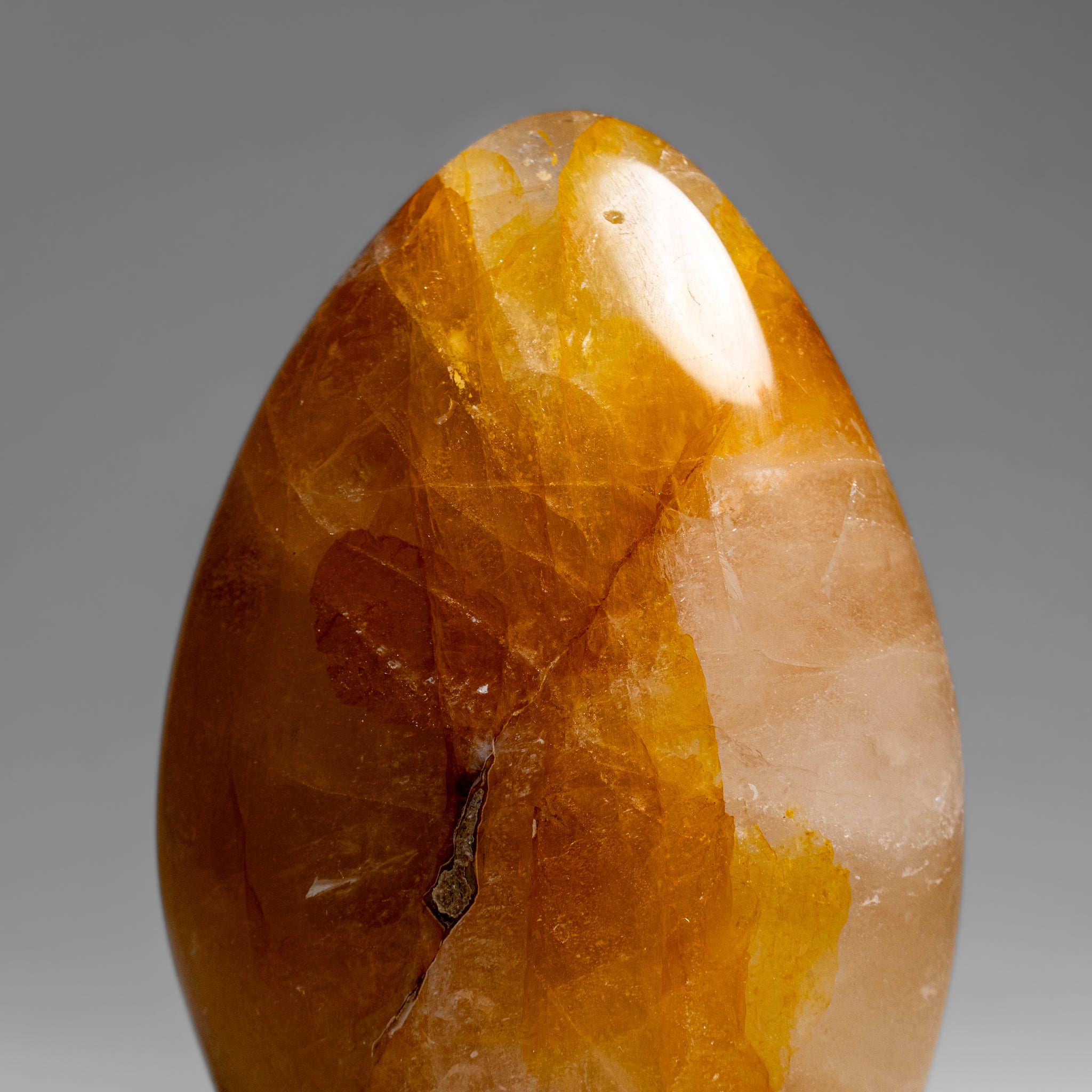 Genuine Polished Lemon Quartz Freeform from Madagascar (1.5 lbs)
