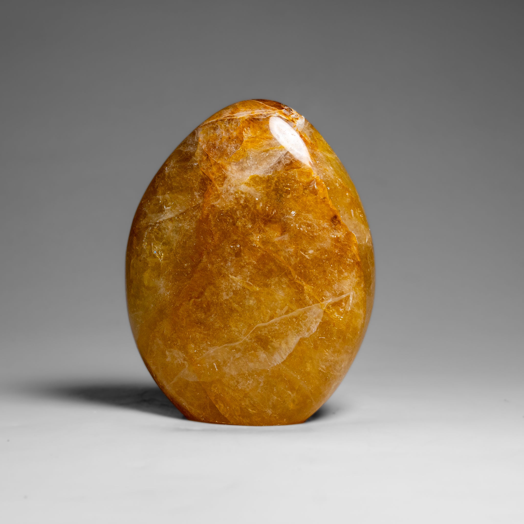 Genuine Polished Lemon Quartz Freeform from Madagascar (1.4 lbs)
