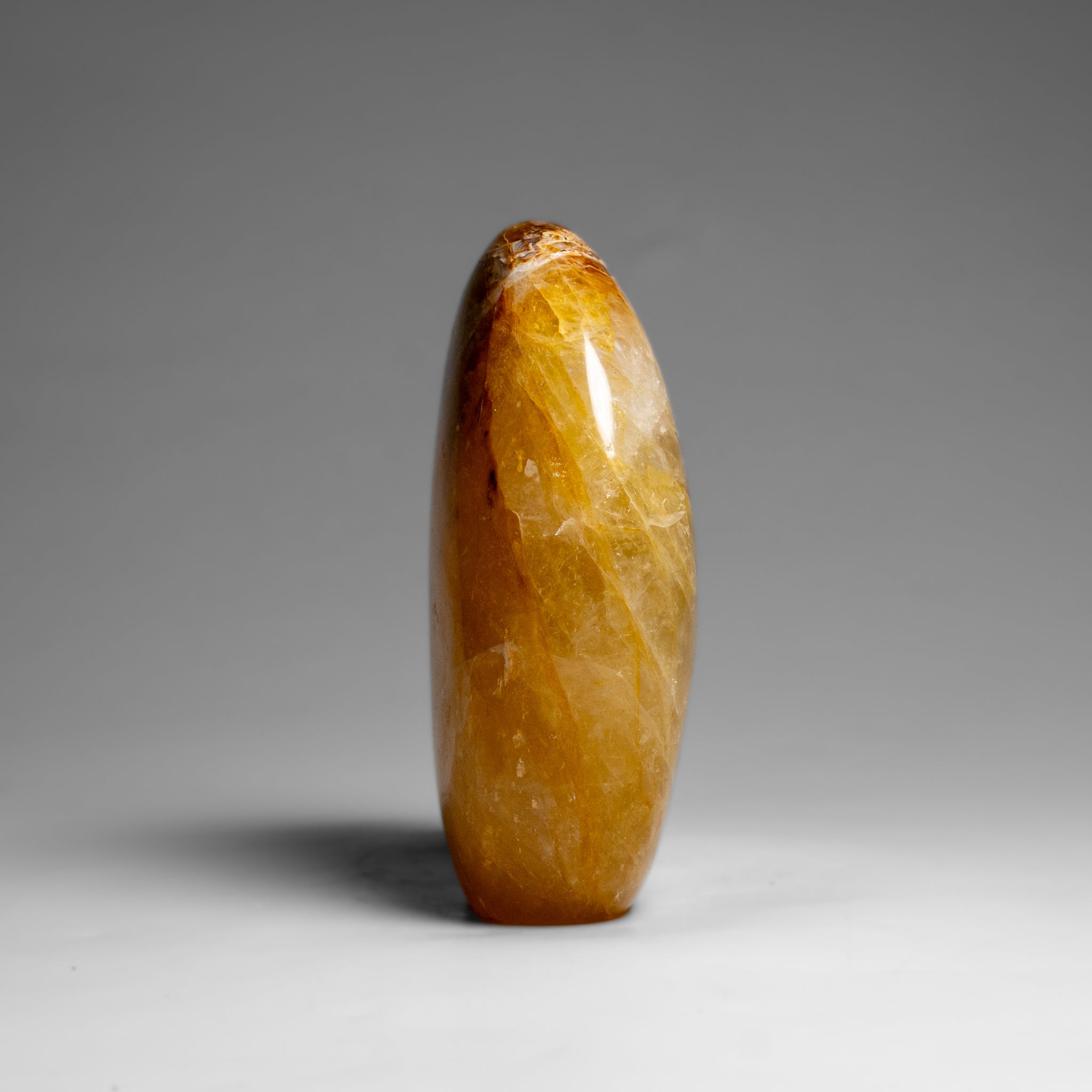 Genuine Polished Lemon Quartz Freeform from Madagascar (1.4 lbs)