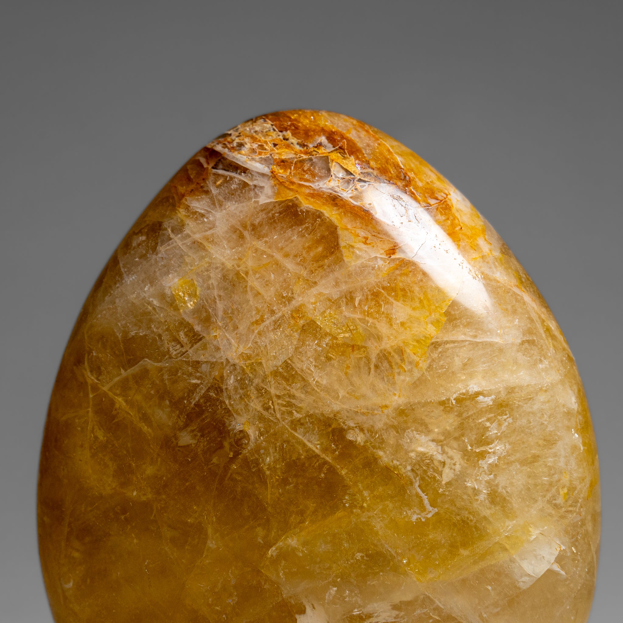 Genuine Polished Lemon Quartz Freeform from Madagascar (1.4 lbs)