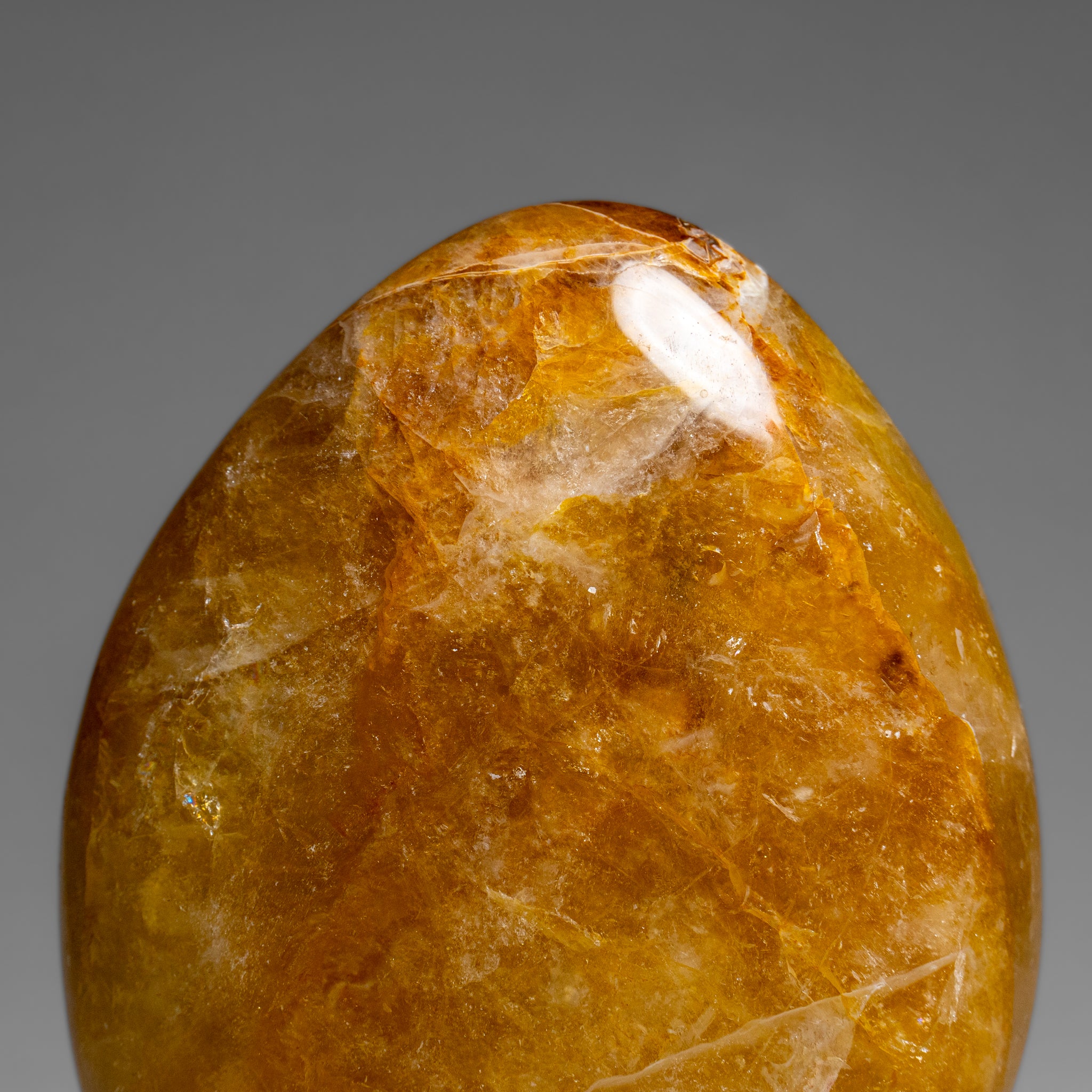 Genuine Polished Lemon Quartz Freeform from Madagascar (1.4 lbs)