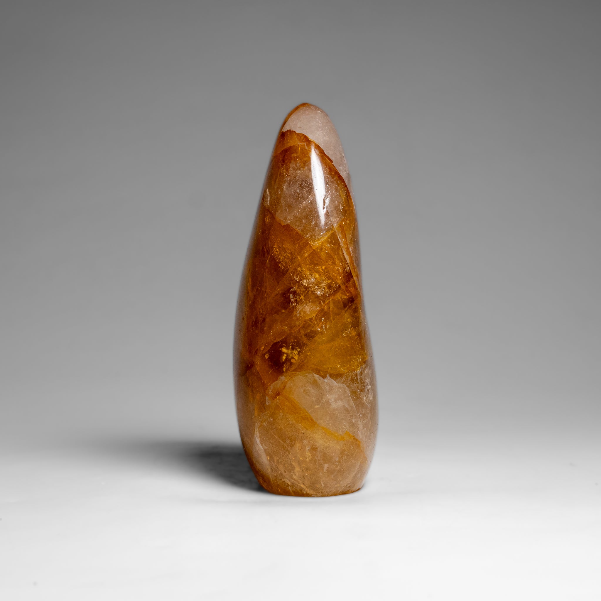 Genuine Polished Lemon Quartz Freeform from Madagascar (1.2 lbs)