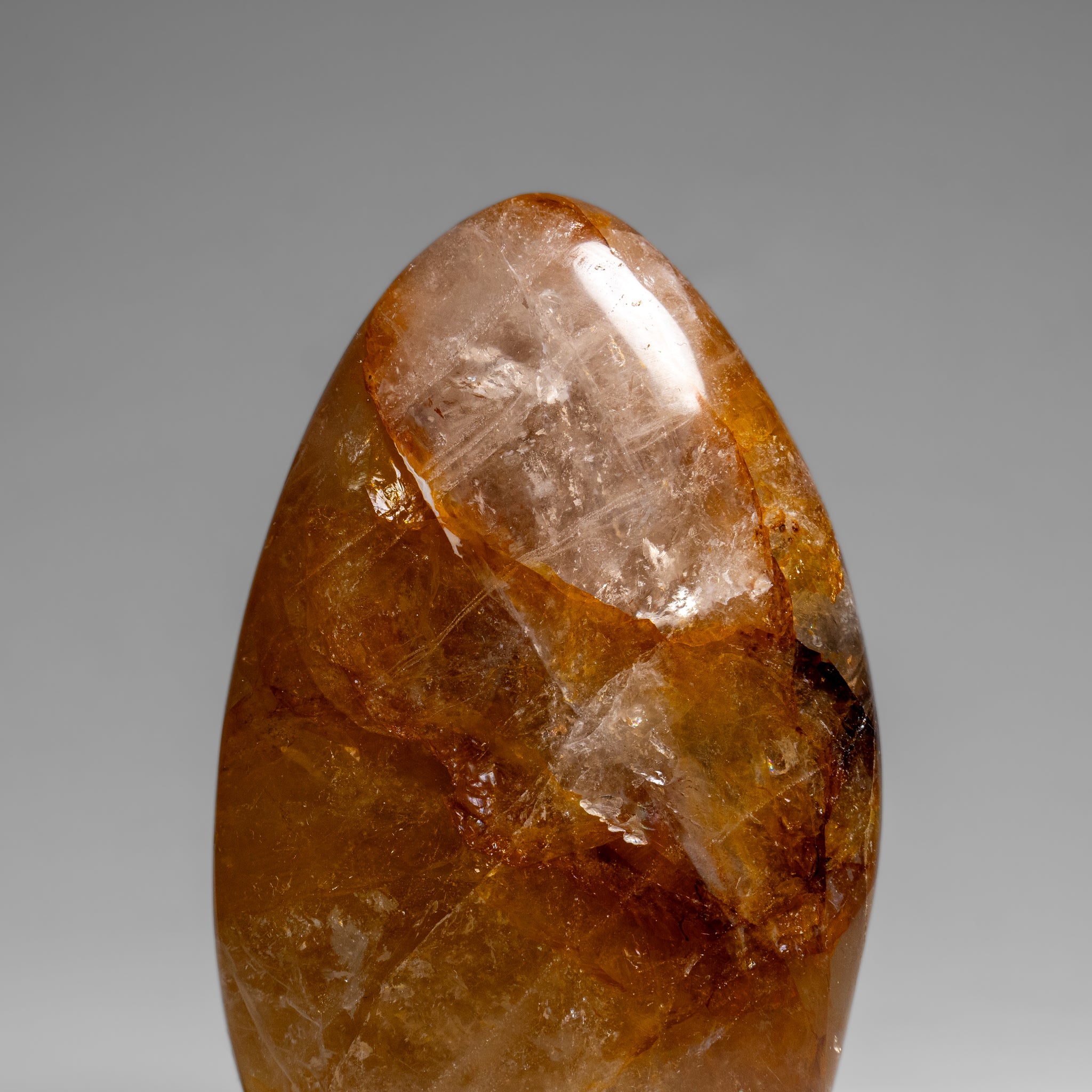 Genuine Polished Lemon Quartz Freeform from Madagascar (1.2 lbs)