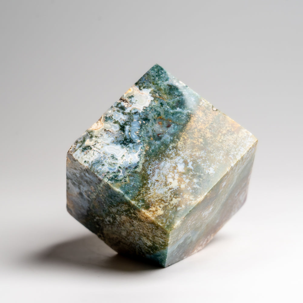 Polished Ocean Jasper Cube from Madagascar (1.15 lbs)