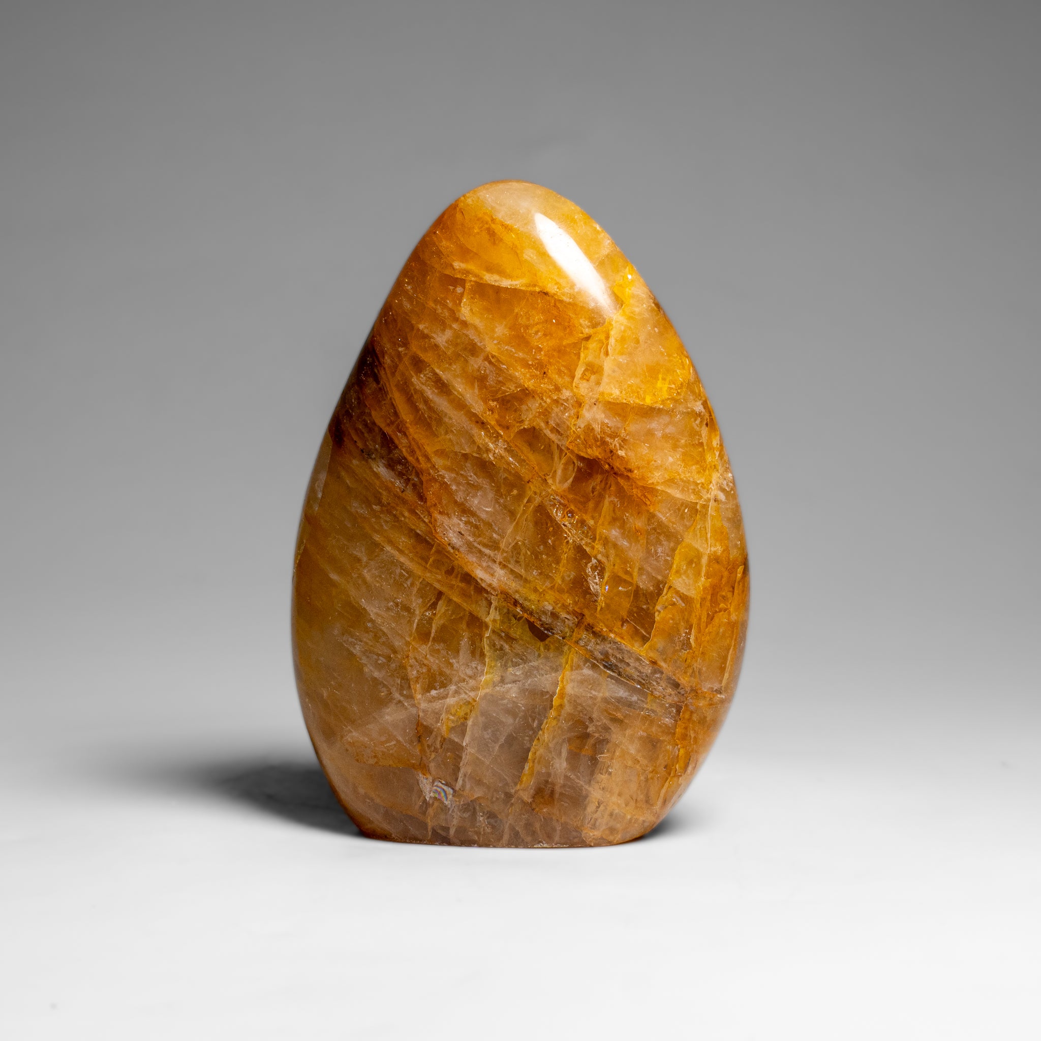 Genuine Polished Lemon Quartz Freeform from Madagascar (1 lbs)