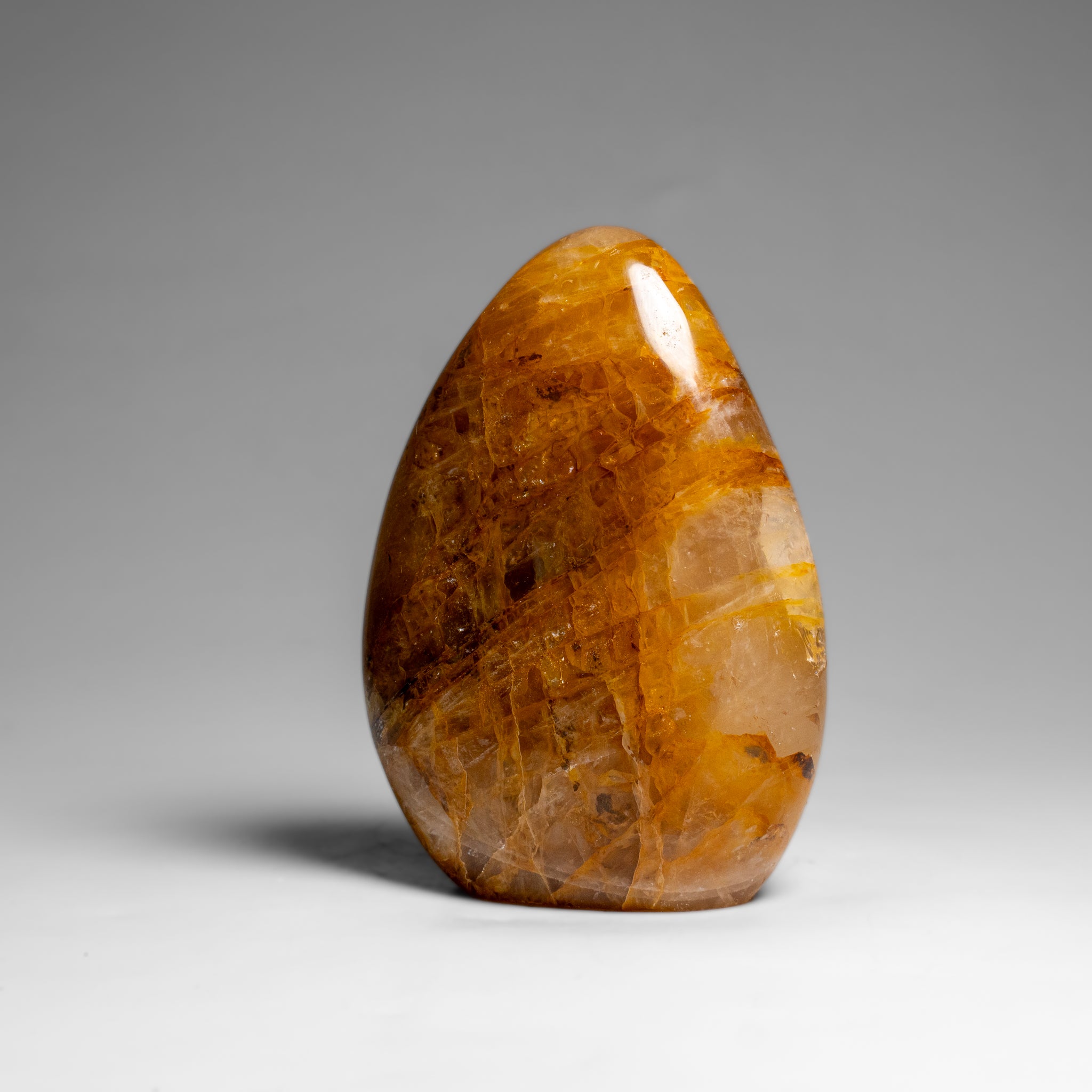 Genuine Polished Lemon Quartz Freeform from Madagascar (1 lbs)