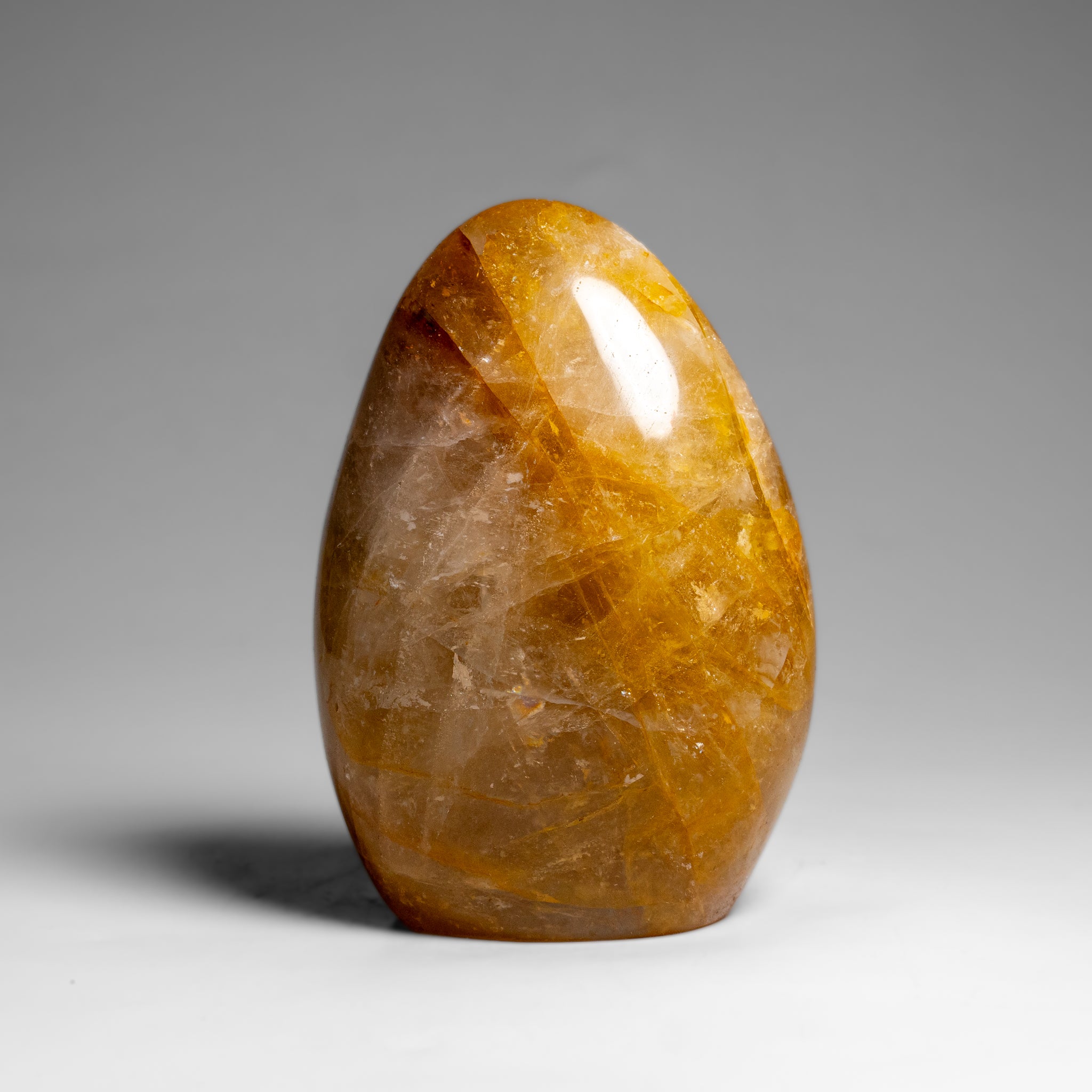 Genuine Polished Lemon Quartz Freeform from Madagascar (1.5 lbs)