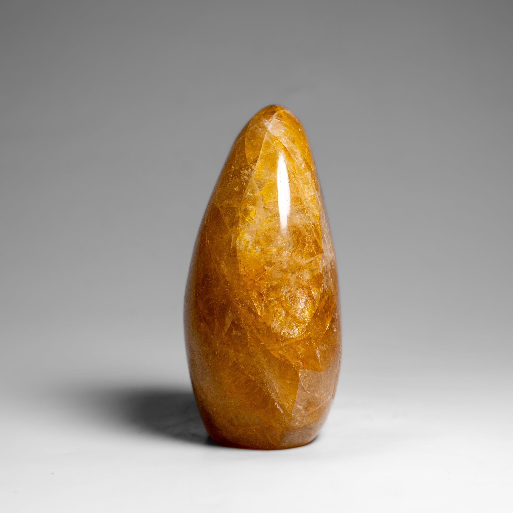 Genuine Polished Lemon Quartz Freeform from Madagascar (1.5 lbs)