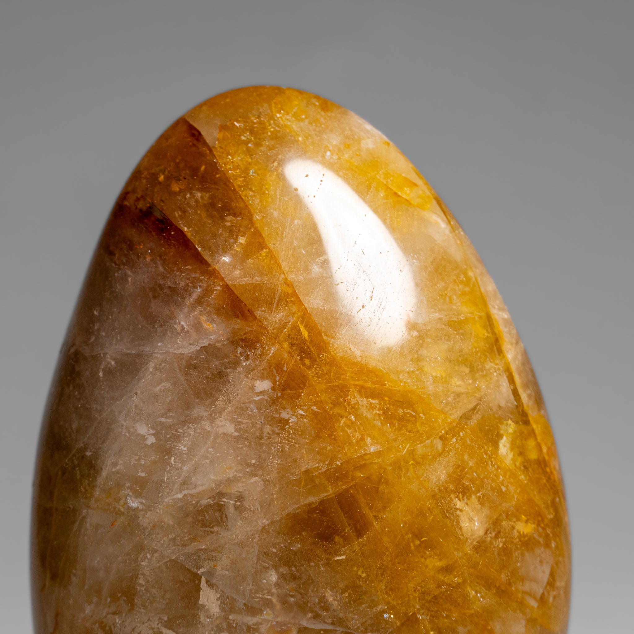 Genuine Polished Lemon Quartz Freeform from Madagascar (1.5 lbs)