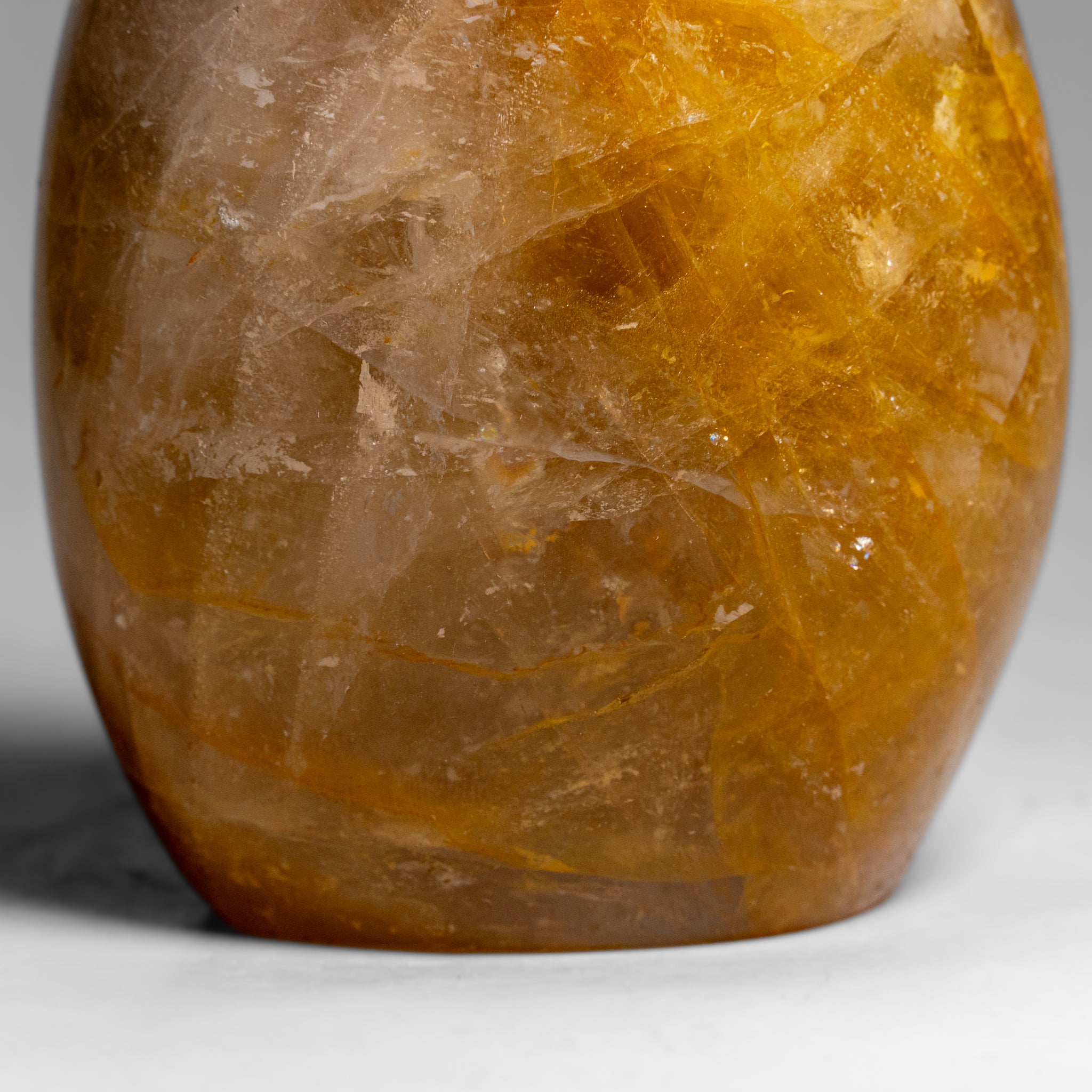 Genuine Polished Lemon Quartz Freeform from Madagascar (1.5 lbs)