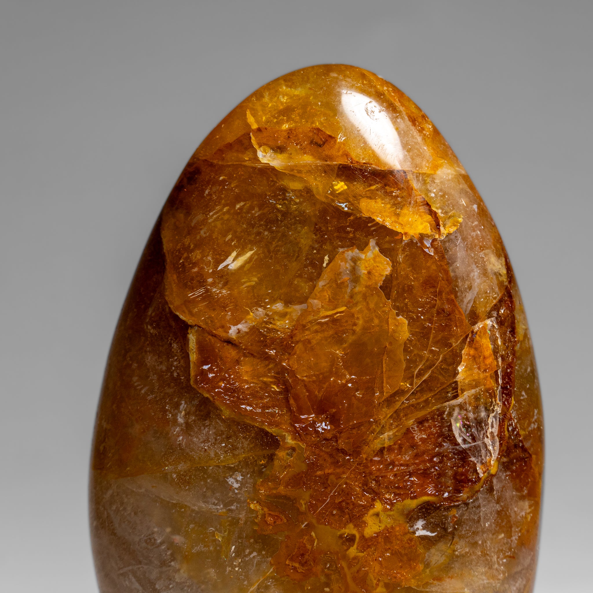 Genuine Polished Lemon Quartz Freeform from Madagascar (1.4 lbs)