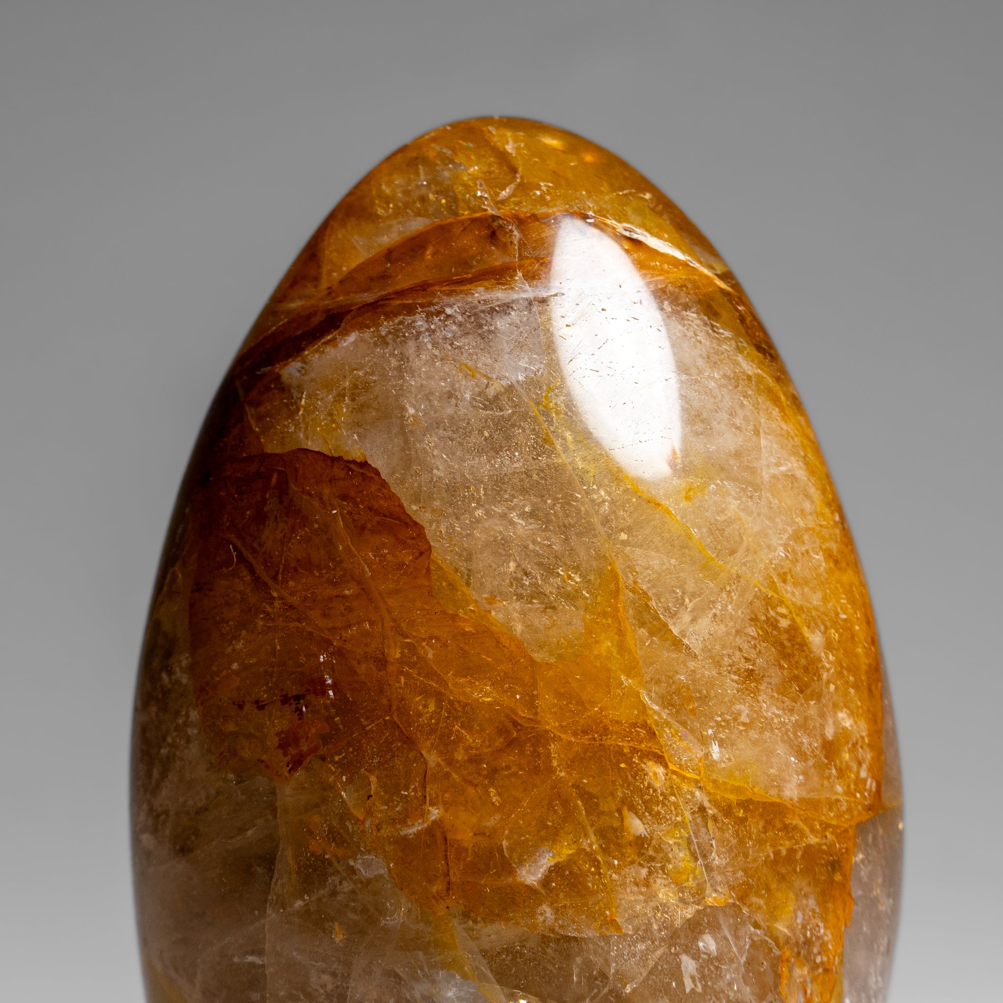 Genuine Polished Lemon Quartz Freeform from Madagascar (1.4 lbs)