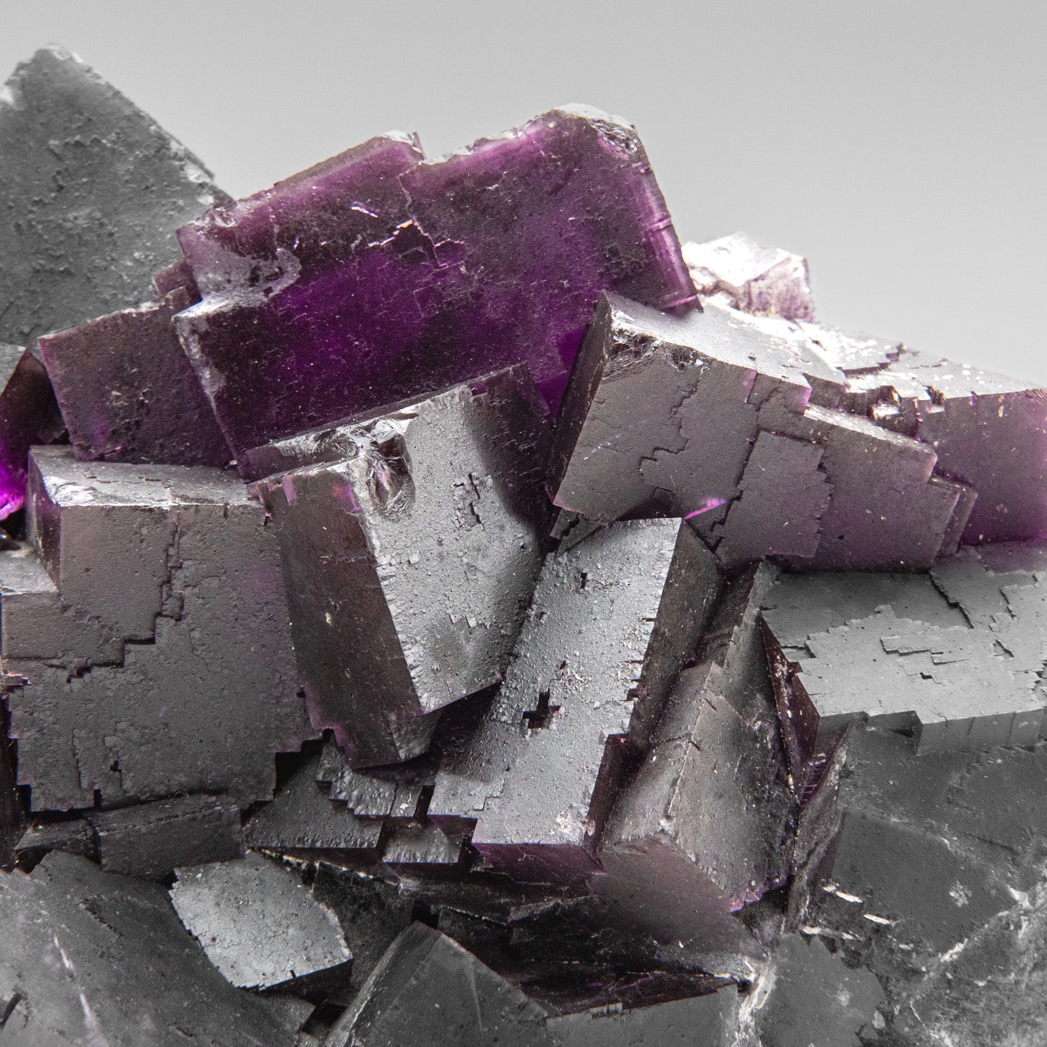 Purple Fluorite from Cave-in-Rock District, Hardin County, Illinois, USA - Astro Gallery of Gems