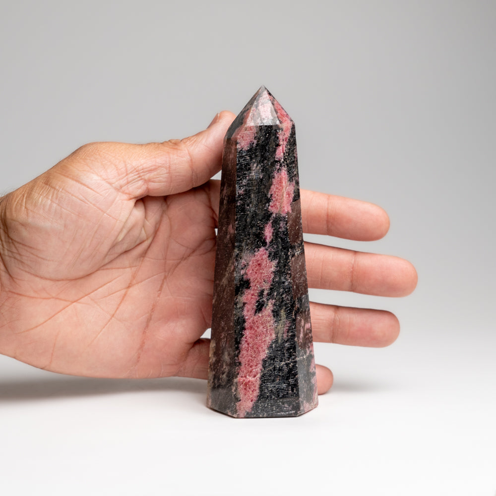 Genuine Polished Imperial Rhodonite Point (1 lbs)