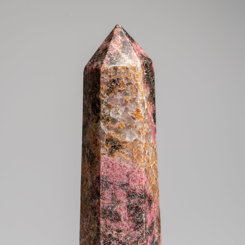 Genuine Polished Imperial Rhodonite Point (1.5 lbs)