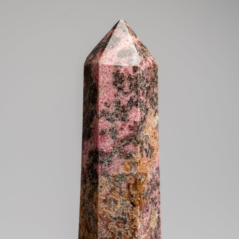 Genuine Polished Imperial Rhodonite Point (1.5 lbs)