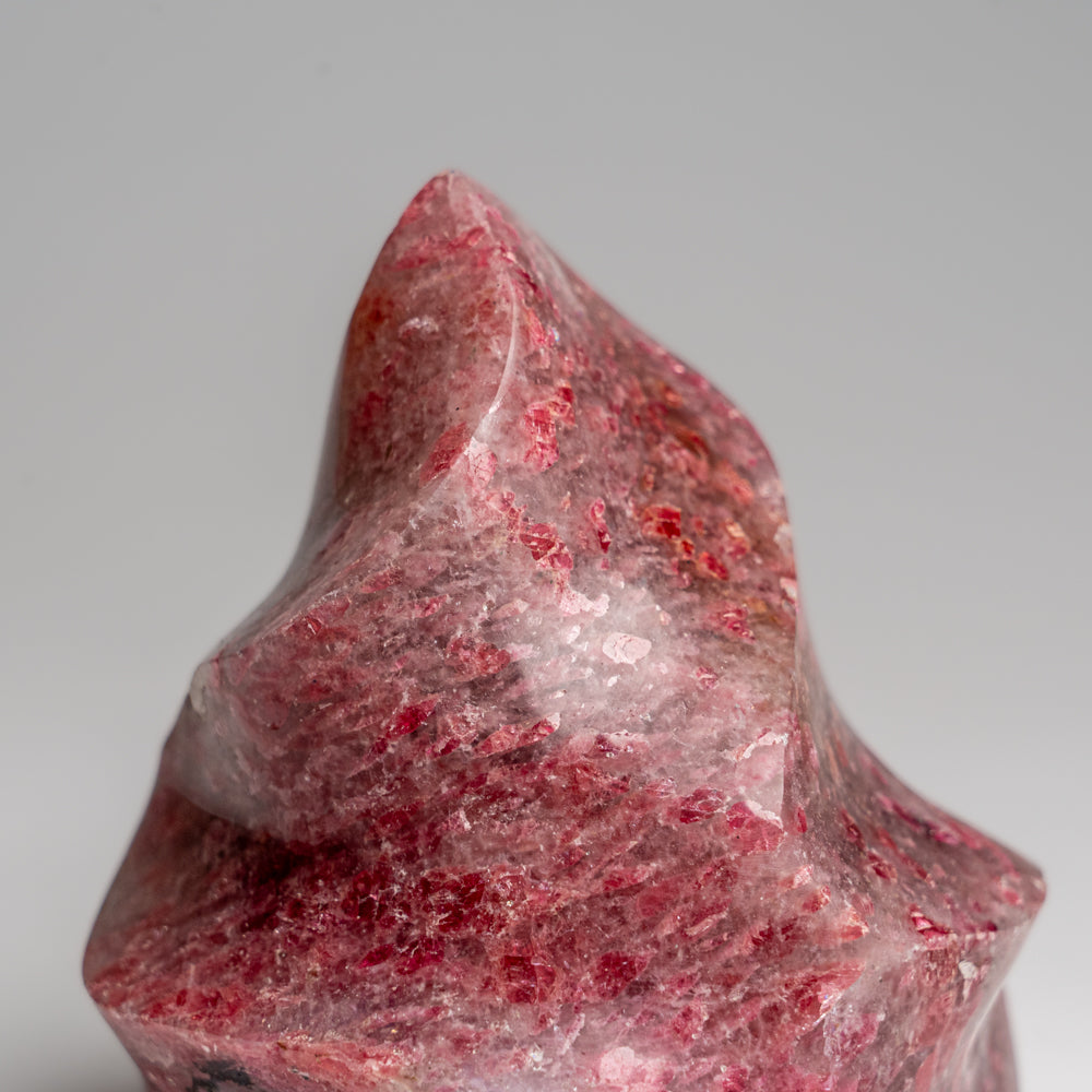 Polished Imperial Rhodonite Flame Freeform from Madagascar (1.6 lbs)