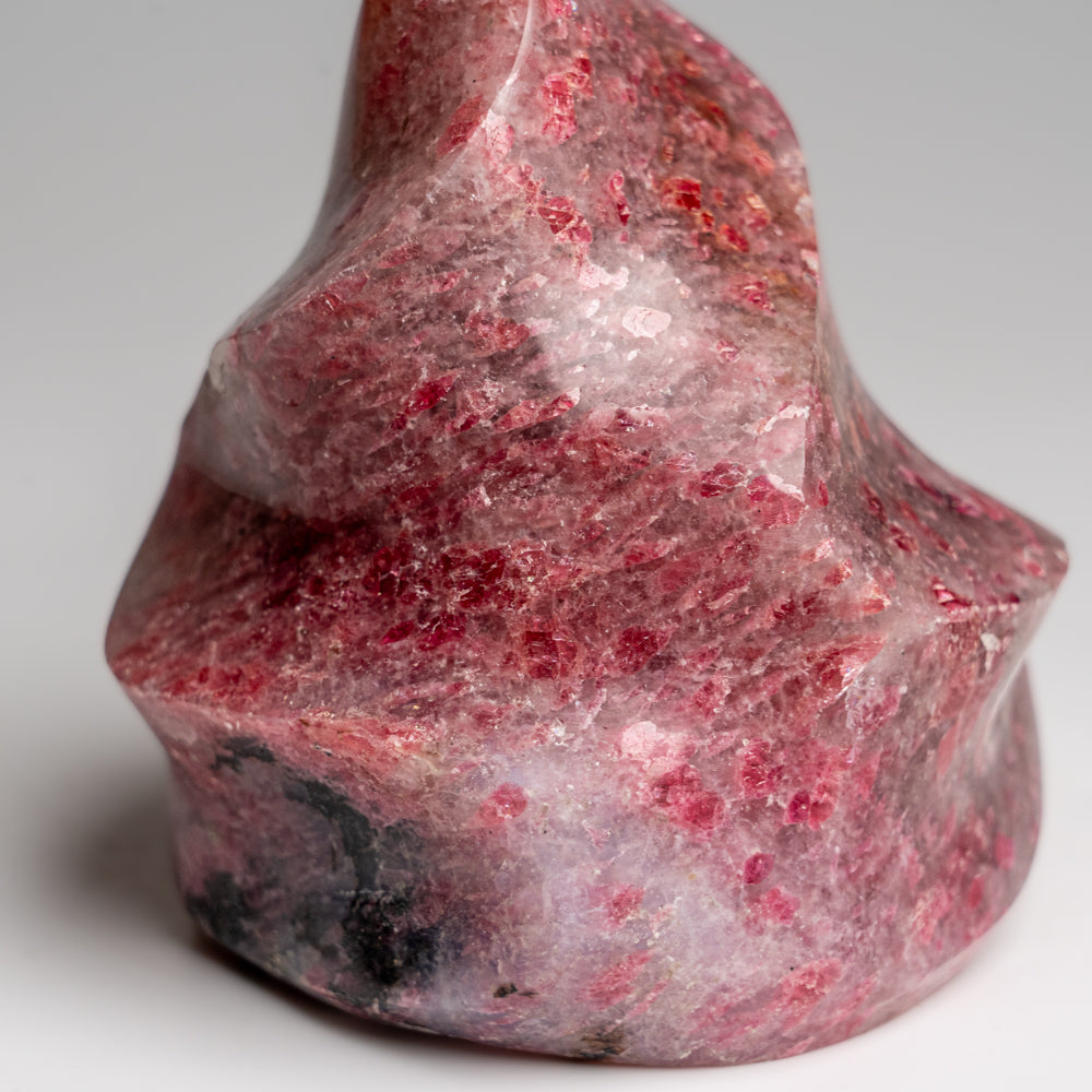 Polished Imperial Rhodonite Flame Freeform from Madagascar (1.6 lbs)