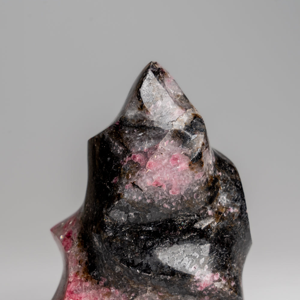 Polished Imperial Rhodonite Flame Freeform from Madagascar (1.8 lbs)