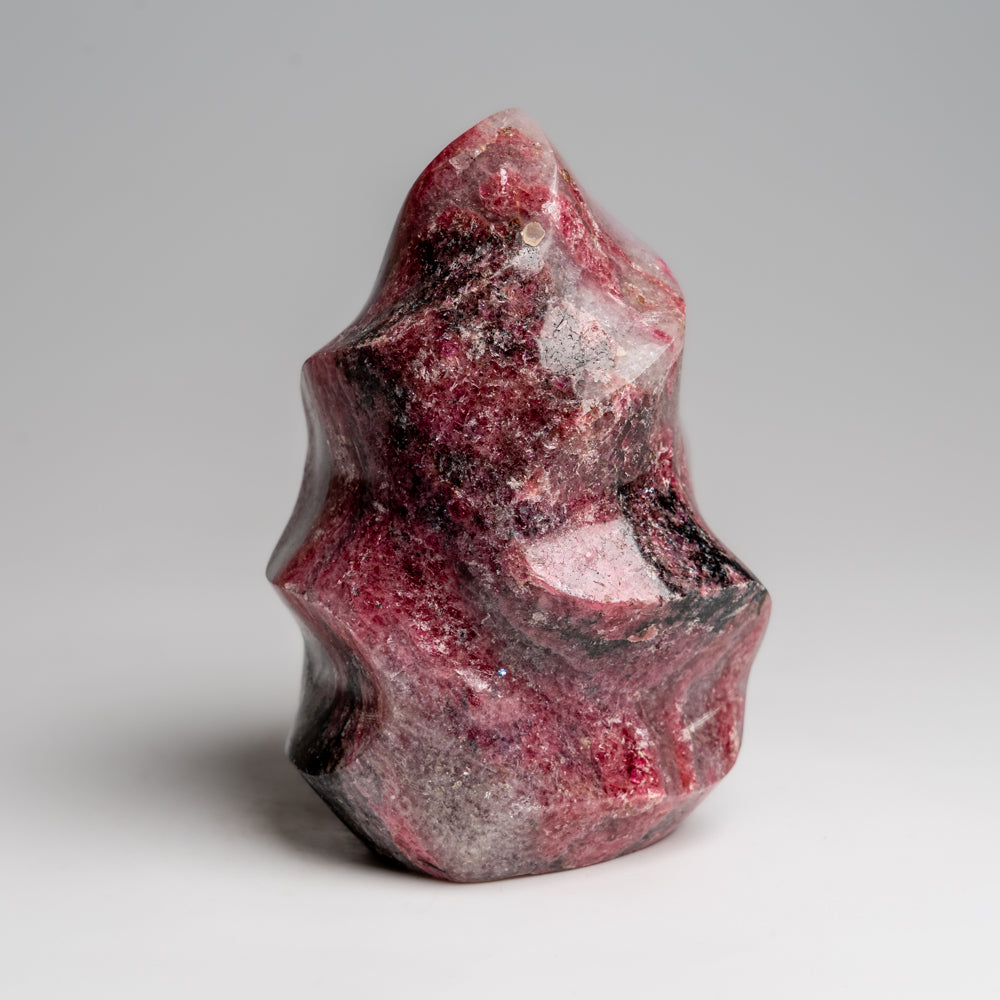 Polished Imperial Rhodonite Flame Freeform from Madagascar (1.7 lbs)