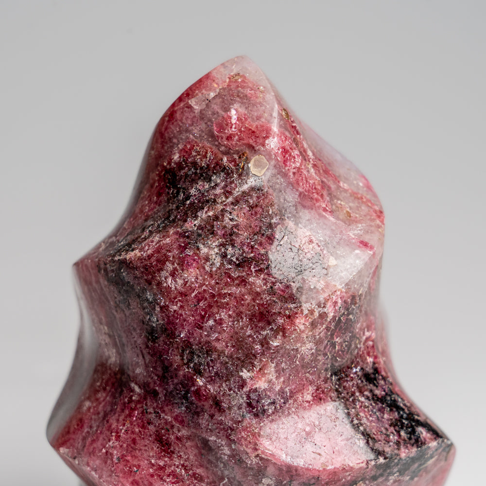 Polished Imperial Rhodonite Flame Freeform from Madagascar (1.7 lbs)