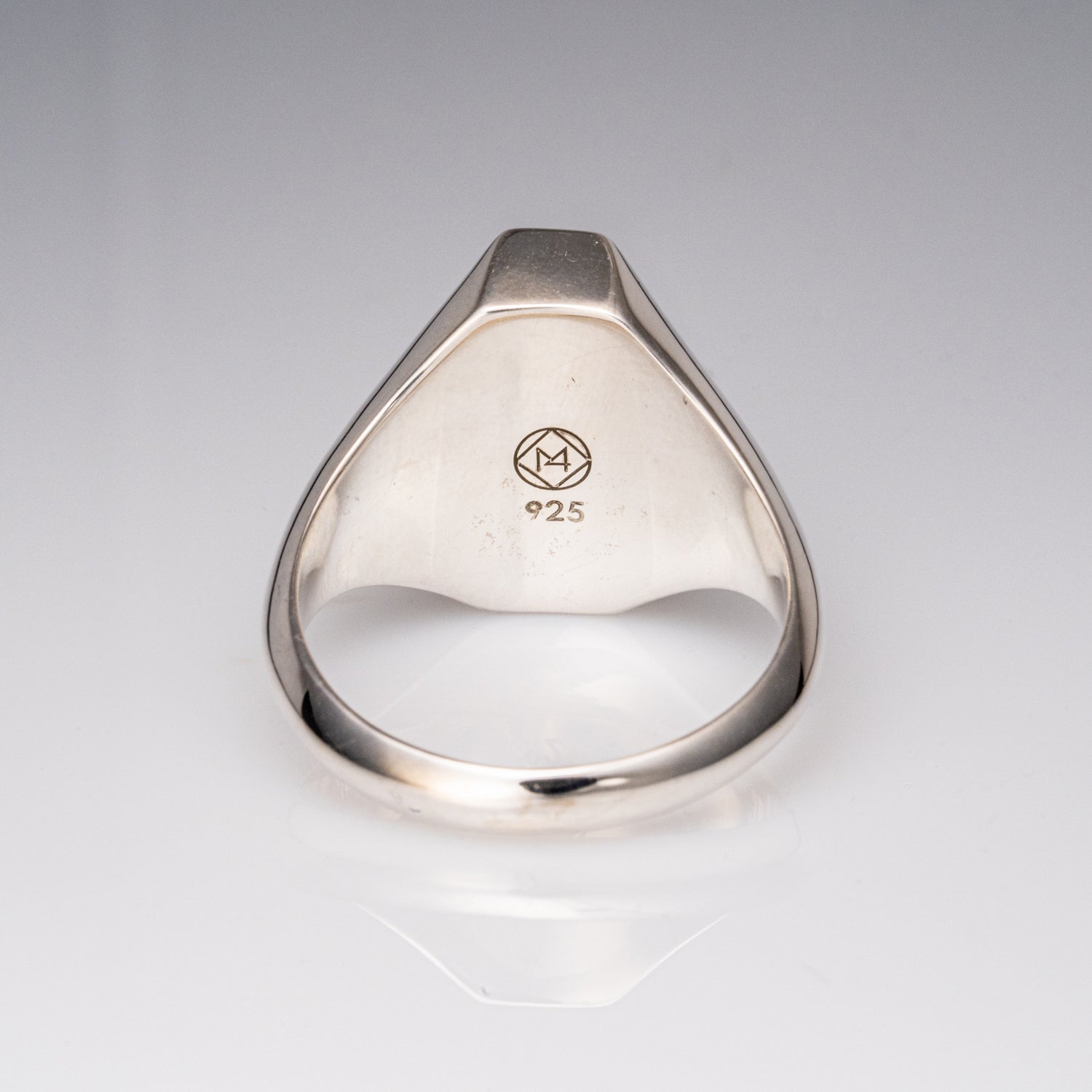 Genuine Fordite Sterling Silver Men's Ring (Size 10)