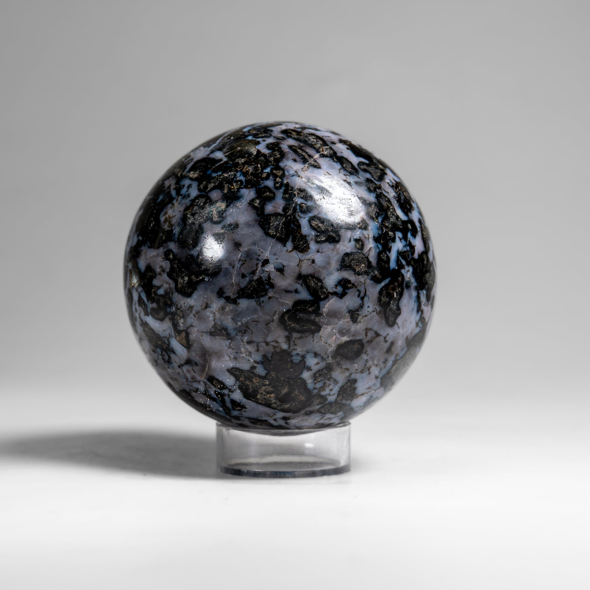 Genuine Polished Indigo Gabbro (3") Sphere from Madagascar (1.3 lbs)