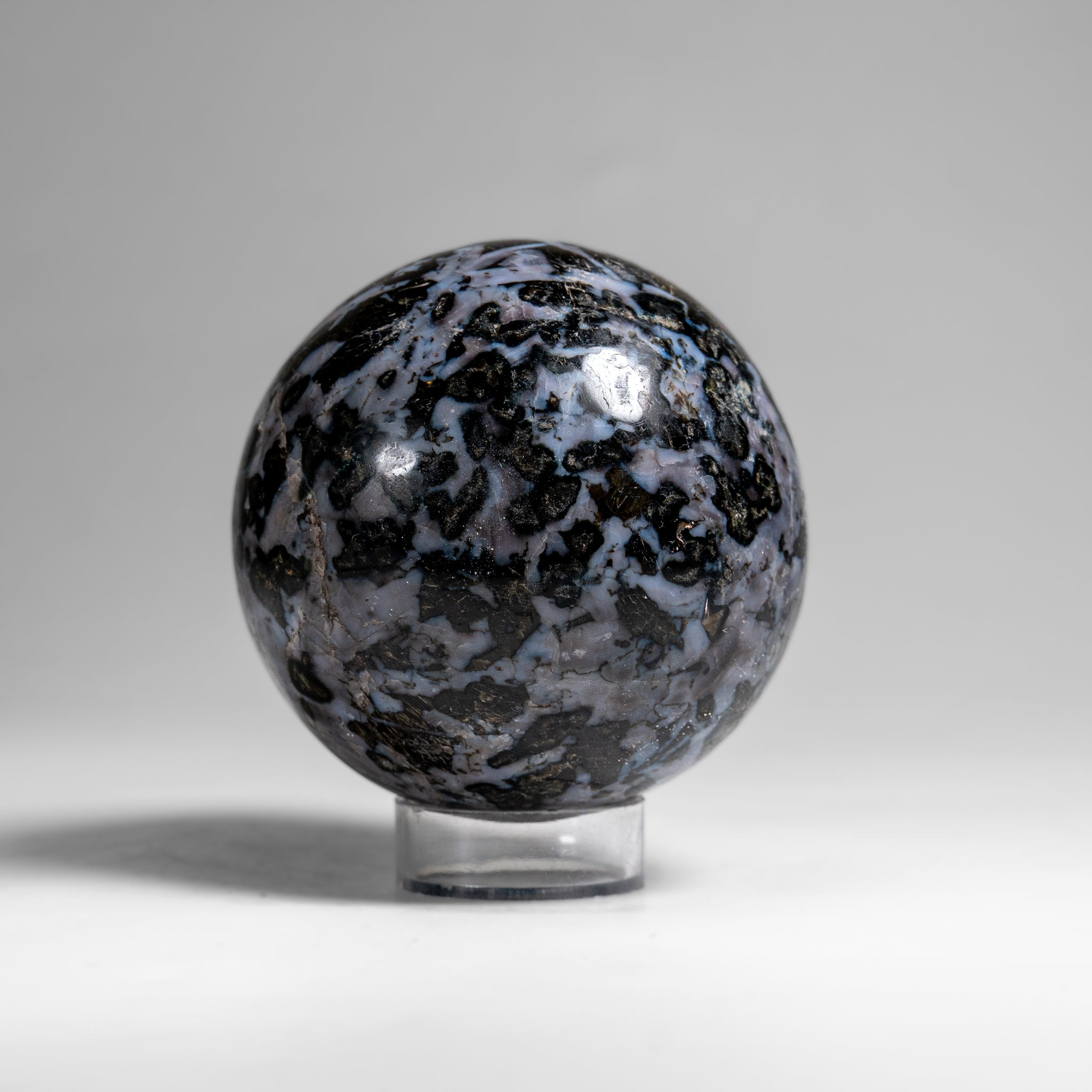 Genuine Polished Indigo Gabbro (3") Sphere from Madagascar (1.3 lbs)