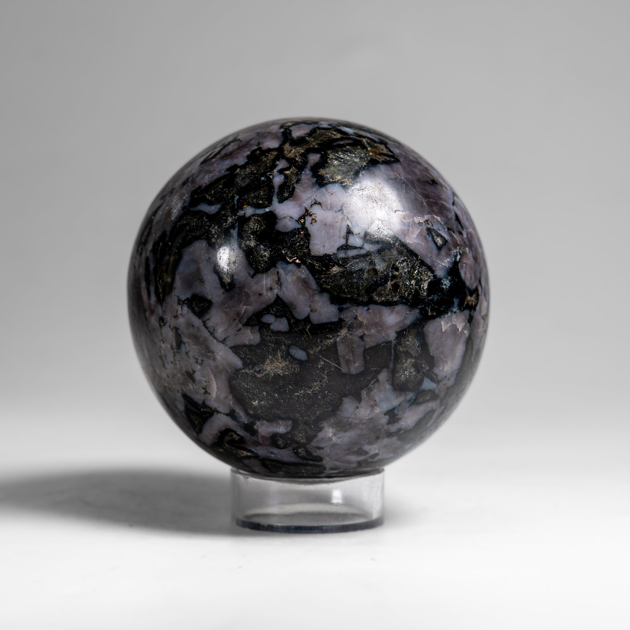 Genuine Polished Indigo Gabbro (3") Sphere from Madagascar (1.4 lbs)