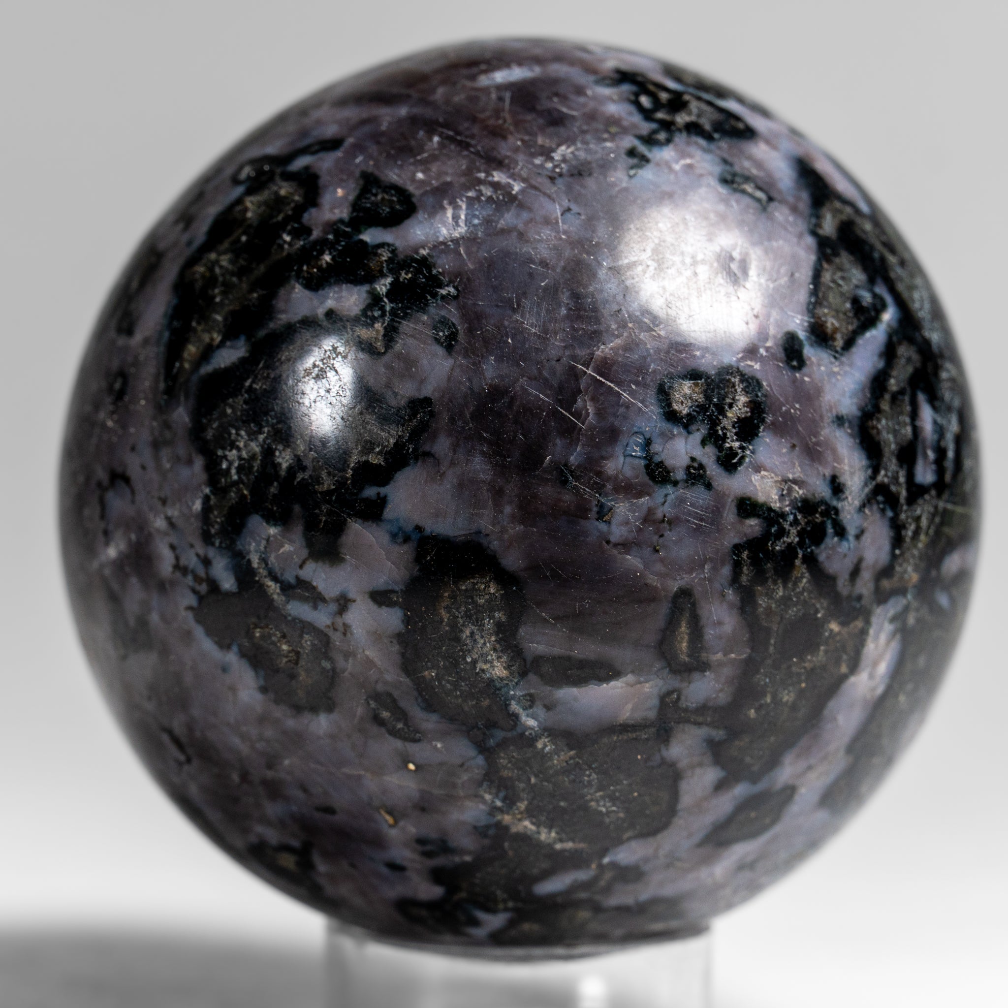 Genuine Polished Indigo Gabbro (3") Sphere from Madagascar (1.4 lbs)
