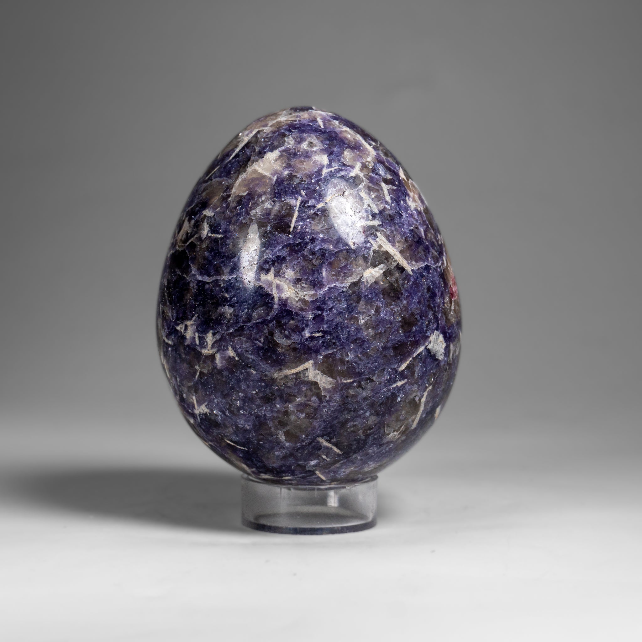 Genuine Polished Lepidolite Egg from Madagascar (1.4 lbs)