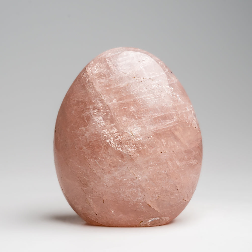 Polished Rose Quartz Freeform From Madagascar (1.25 lbs)