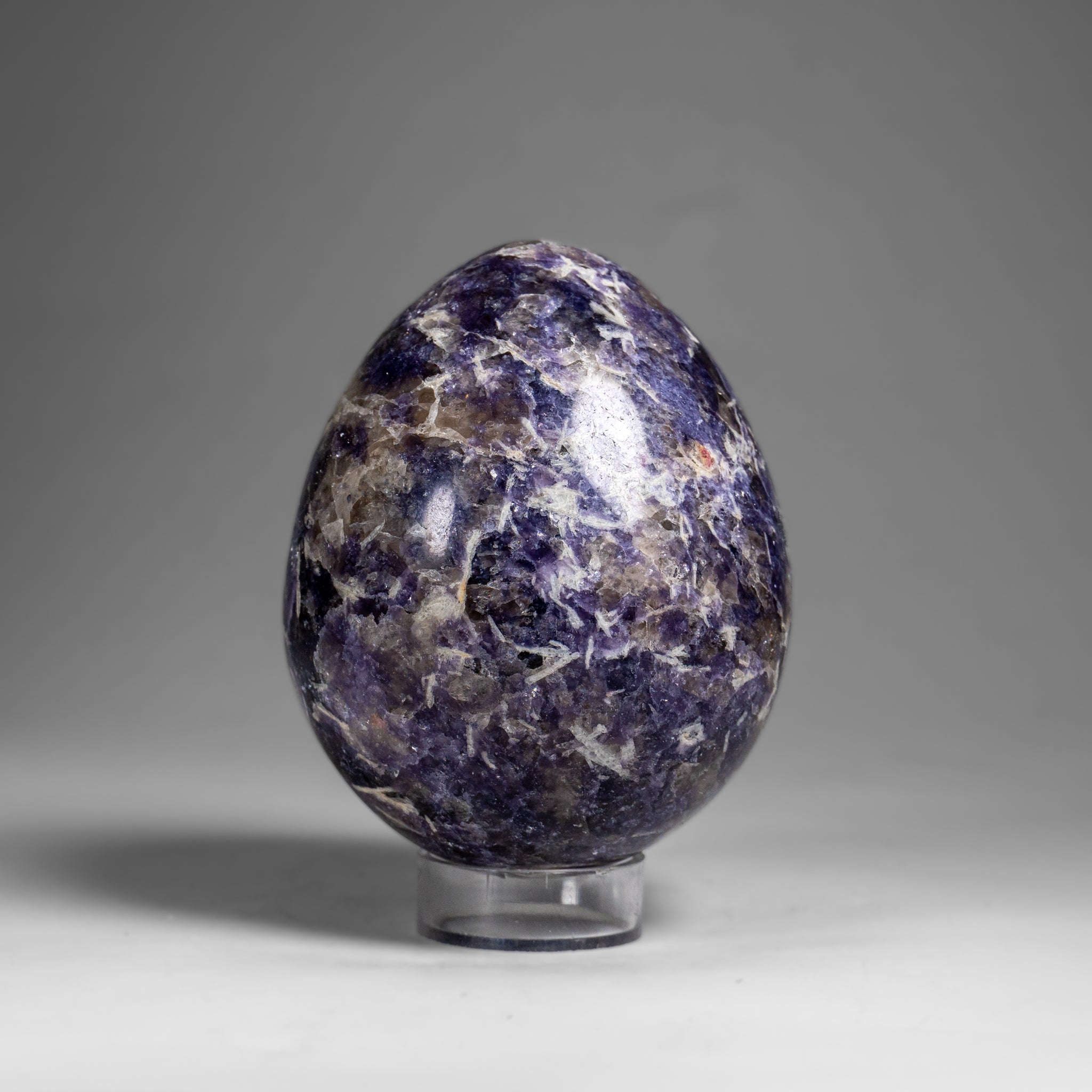 Genuine Polished Lepidolite Egg from Madagascar (1.4 lbs)