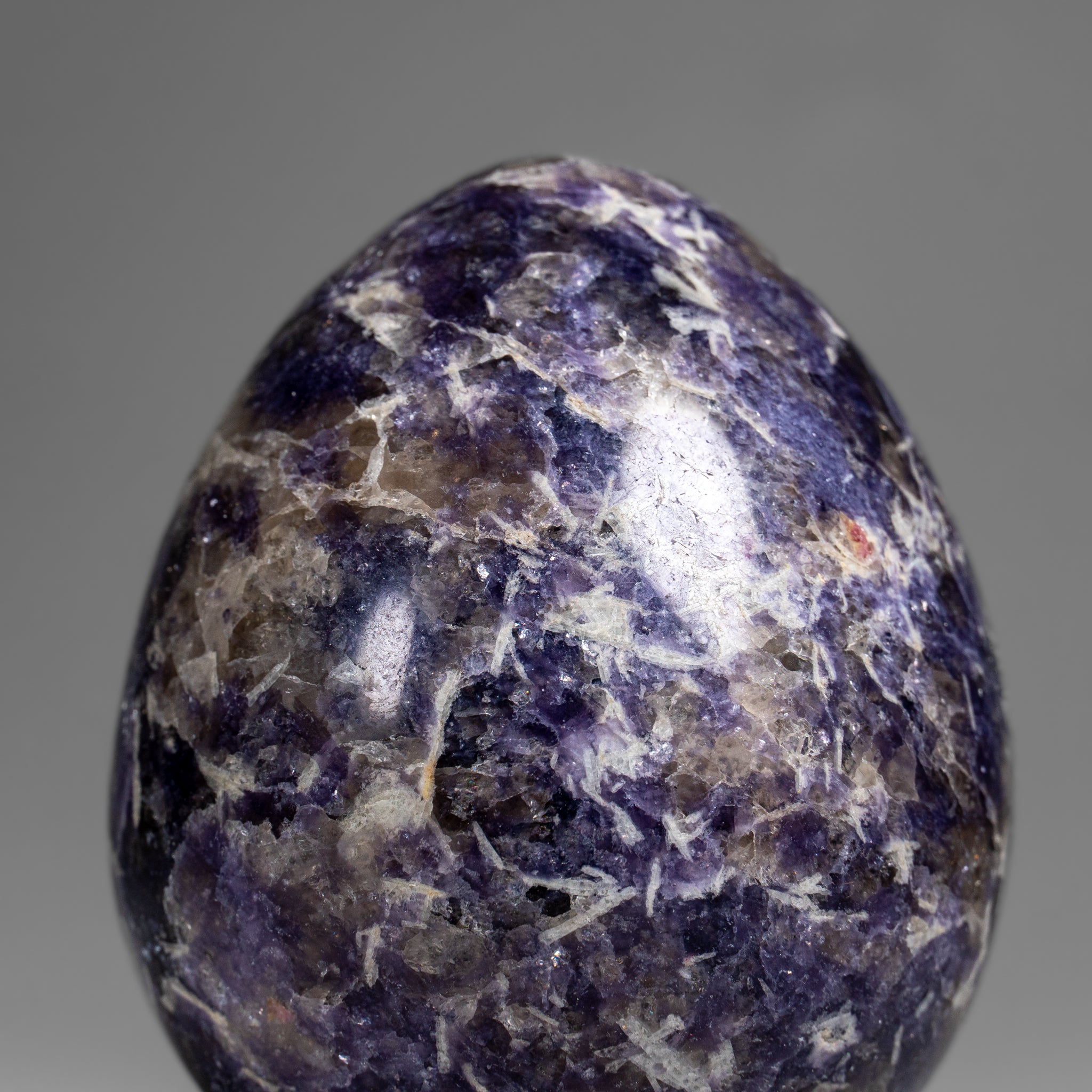 Genuine Polished Lepidolite Egg from Madagascar (1.4 lbs)