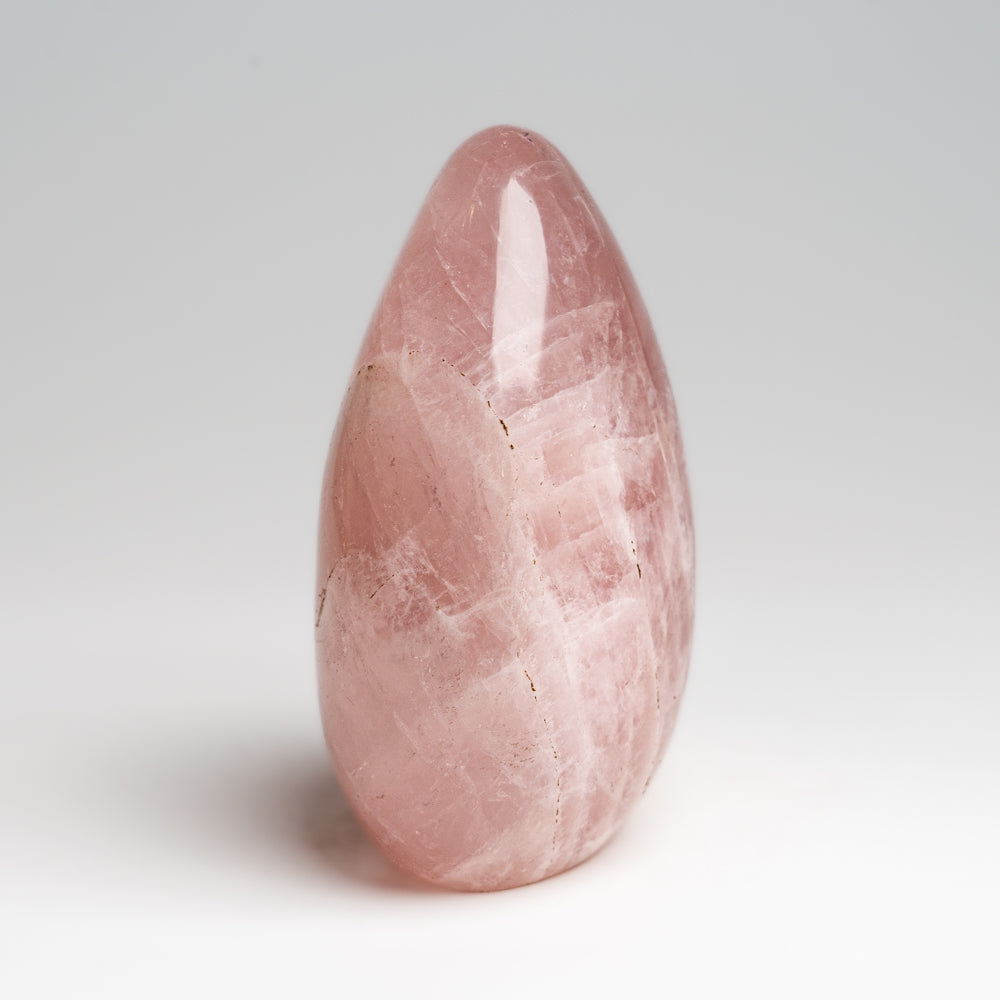 Polished Rose Quartz Freeform From Madagascar (1.3 lbs)