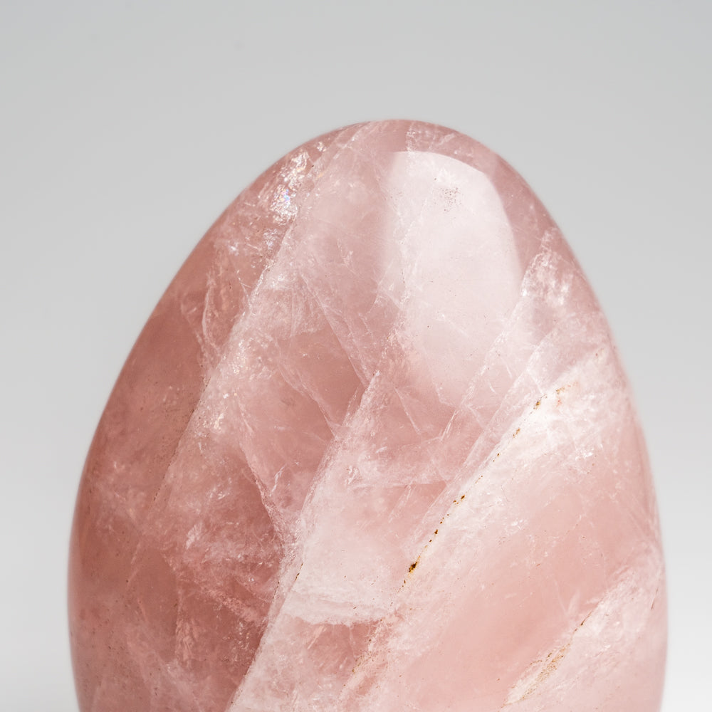 Polished Rose Quartz Freeform From Madagascar (1.3 lbs)