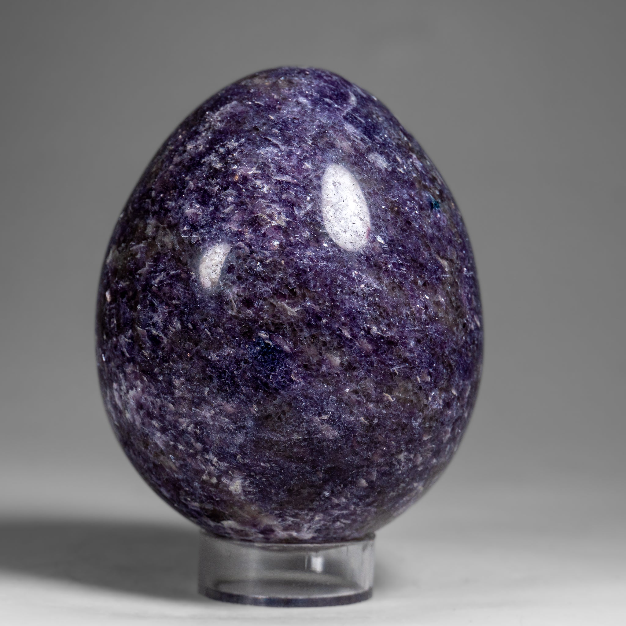 Genuine Polished Lepidolite Egg from Madagascar (1.3 lbs)