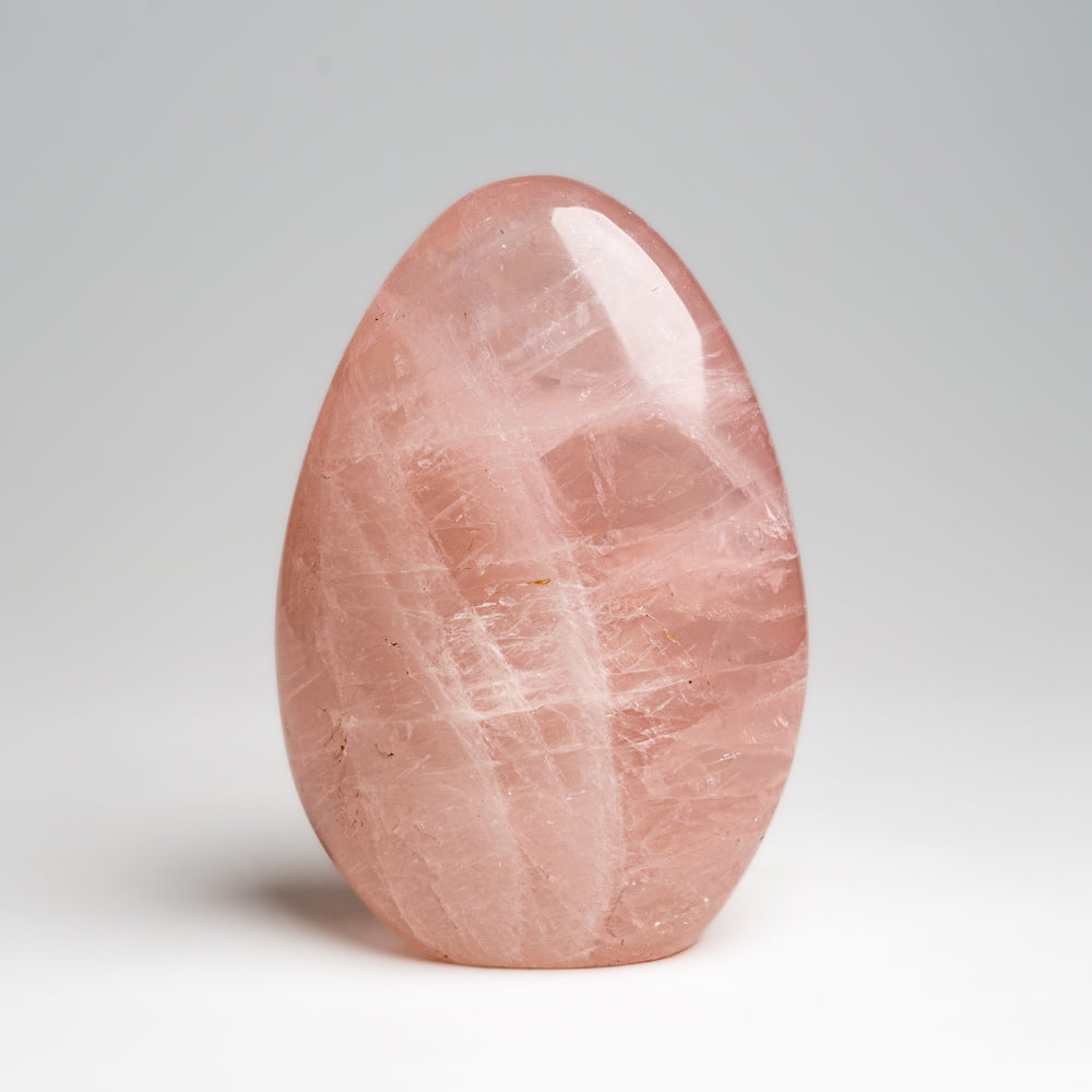 Polished Rose Quartz Freeform From Madagascar (1.5 lbs)