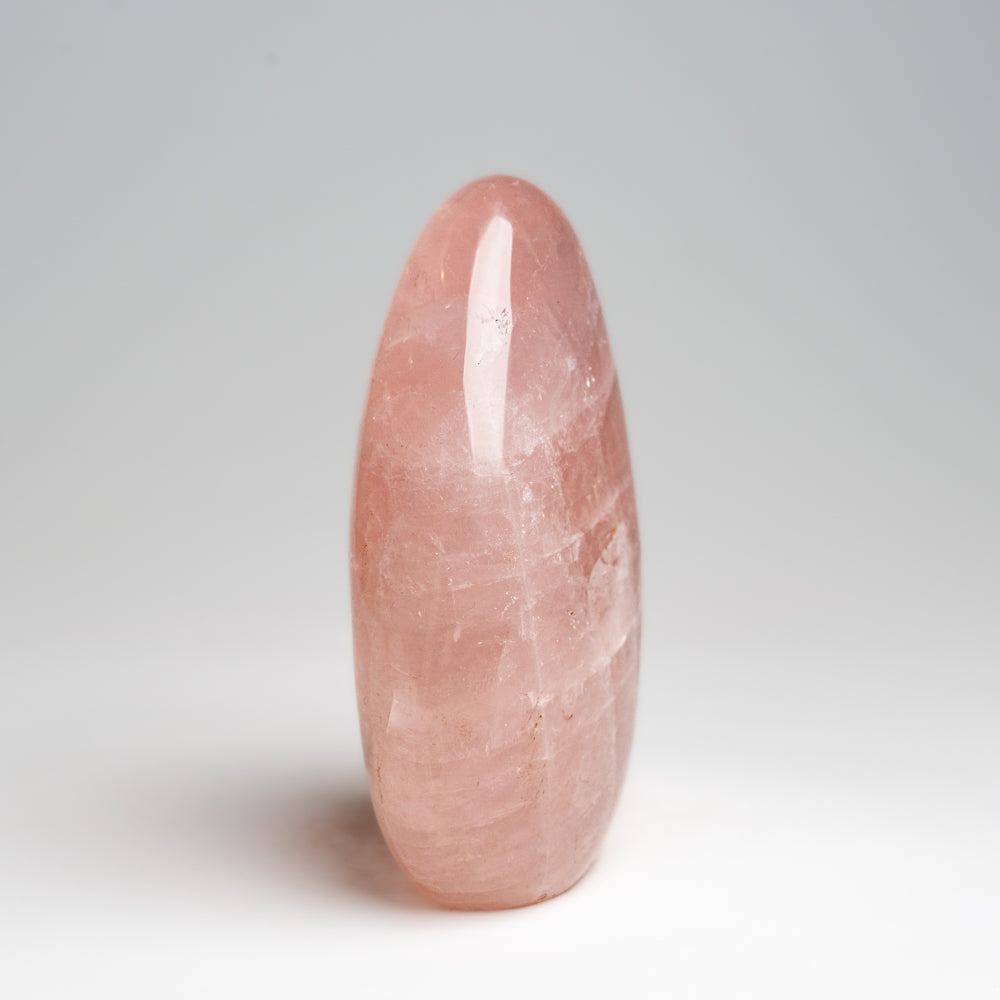 Polished Rose Quartz Freeform From Madagascar (1.5 lbs)