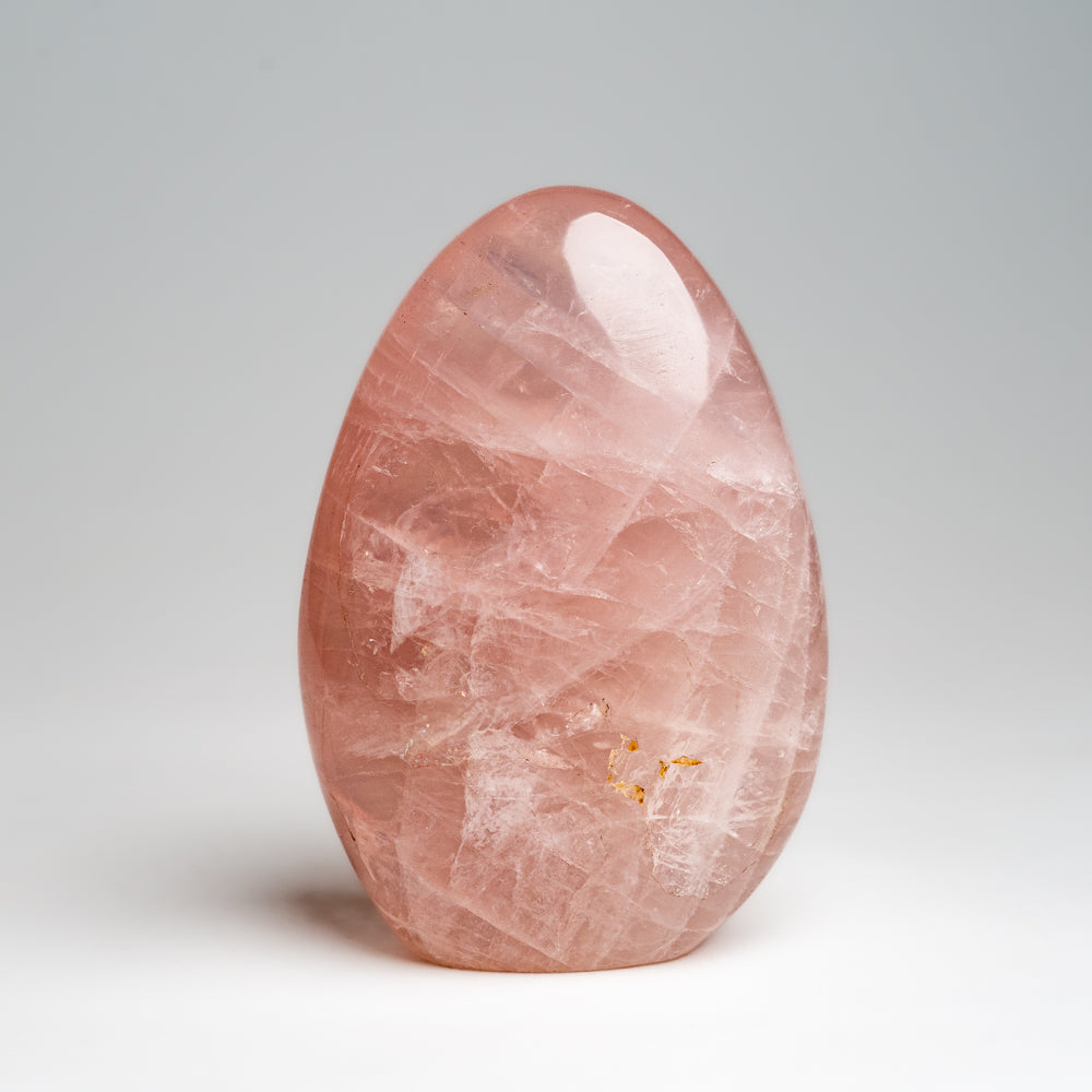 Polished Rose Quartz Freeform From Madagascar (1.5 lbs)