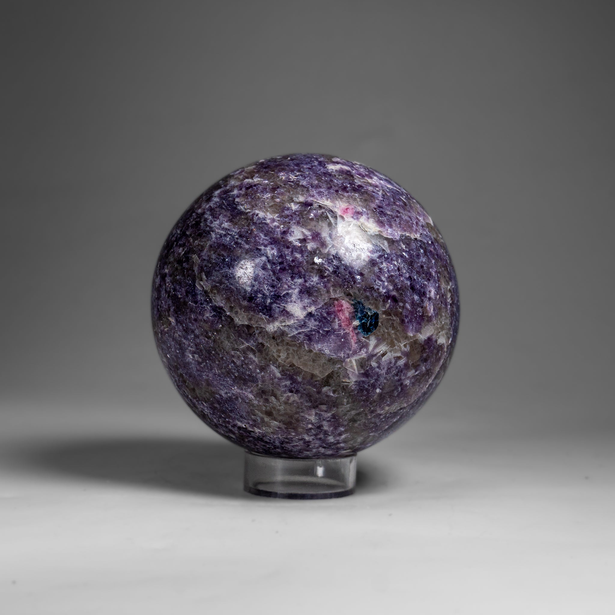 Genuine Polished Lepidolite (3.5") Sphere from Madagascar (2 lbs)