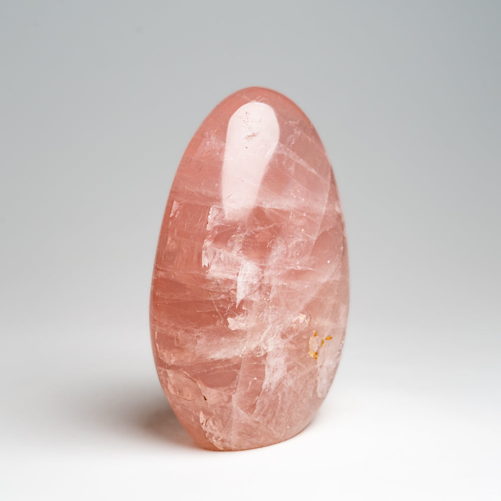 Polished Rose Quartz Freeform From Madagascar (1.5 lbs)