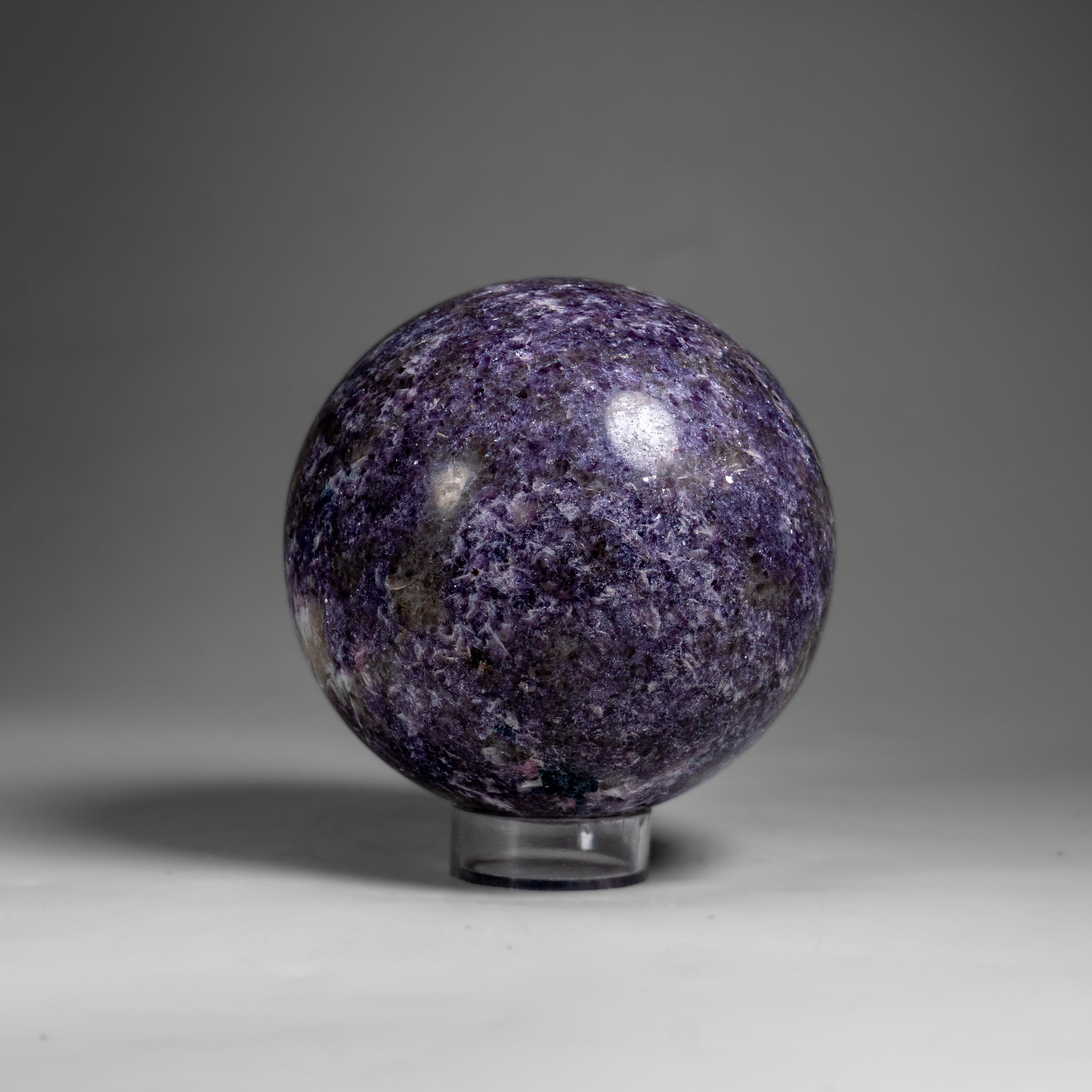 Genuine Polished Lepidolite (3.5") Sphere from Madagascar (2 lbs)