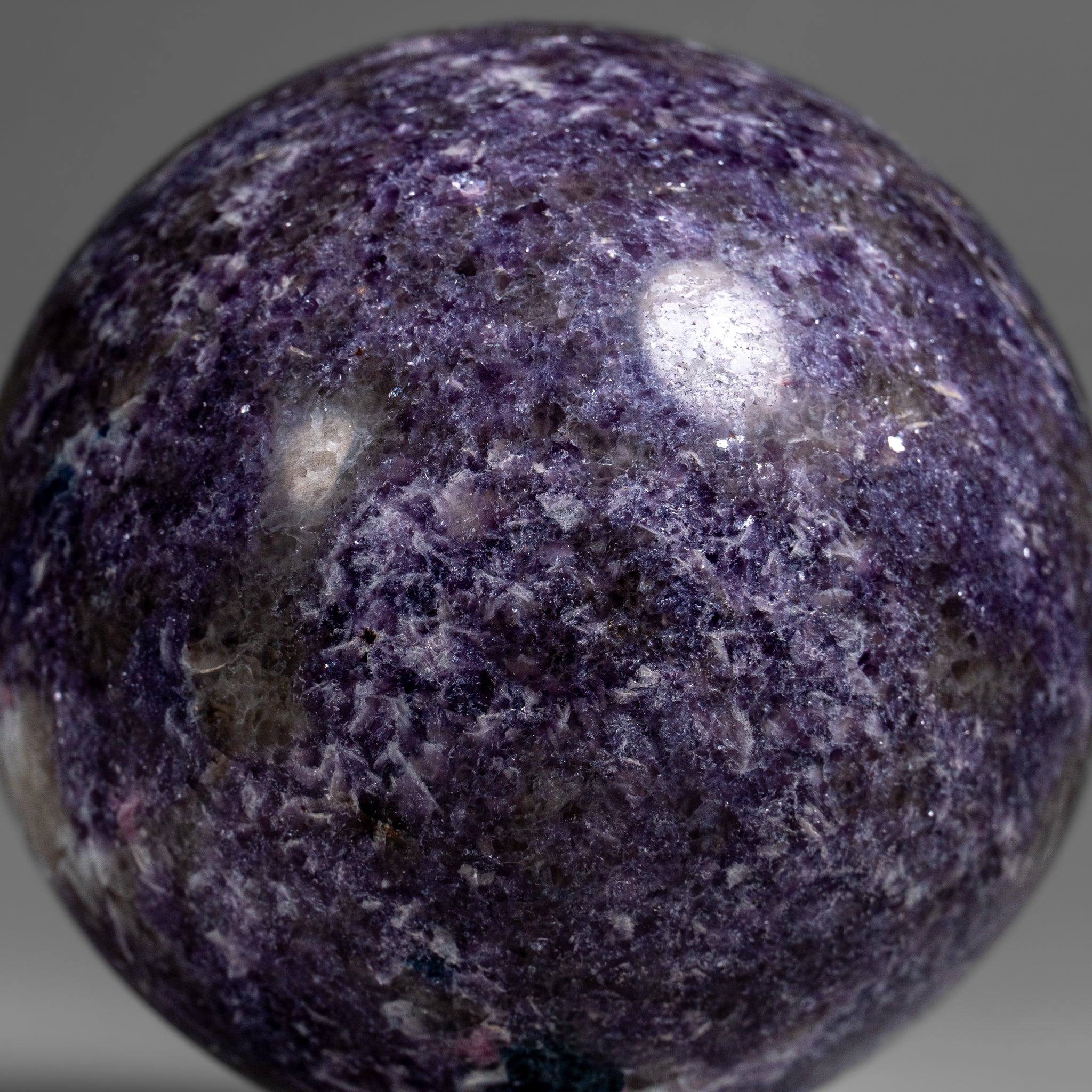 Genuine Polished Lepidolite (3.5") Sphere from Madagascar (2 lbs)
