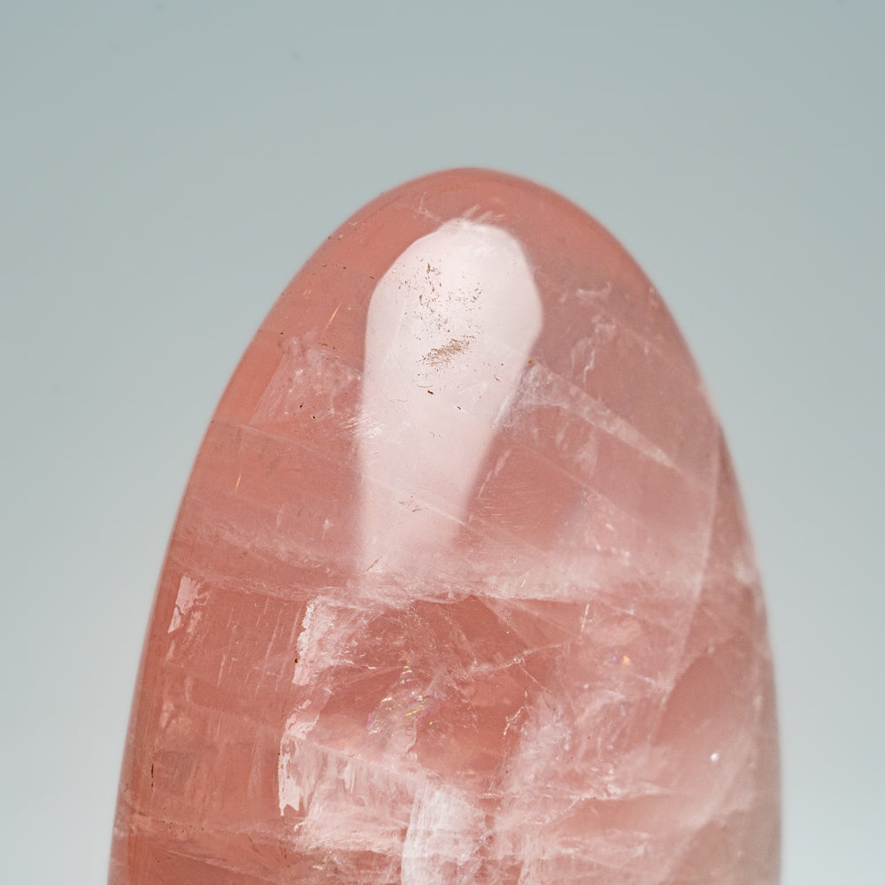 Polished Rose Quartz Freeform From Madagascar (1.5 lbs)