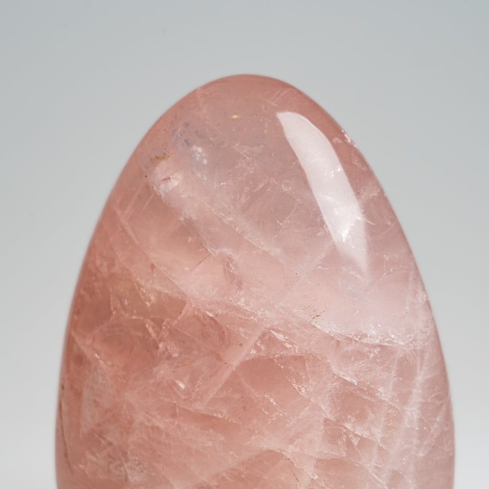 Polished Rose Quartz Freeform From Madagascar (1.5 lbs)