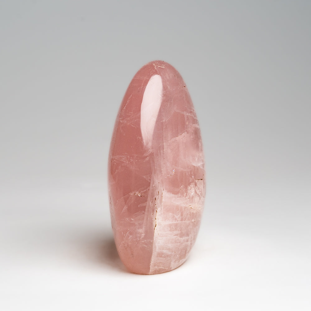 Polished Rose Quartz Freeform From Madagascar (.9 lbs)